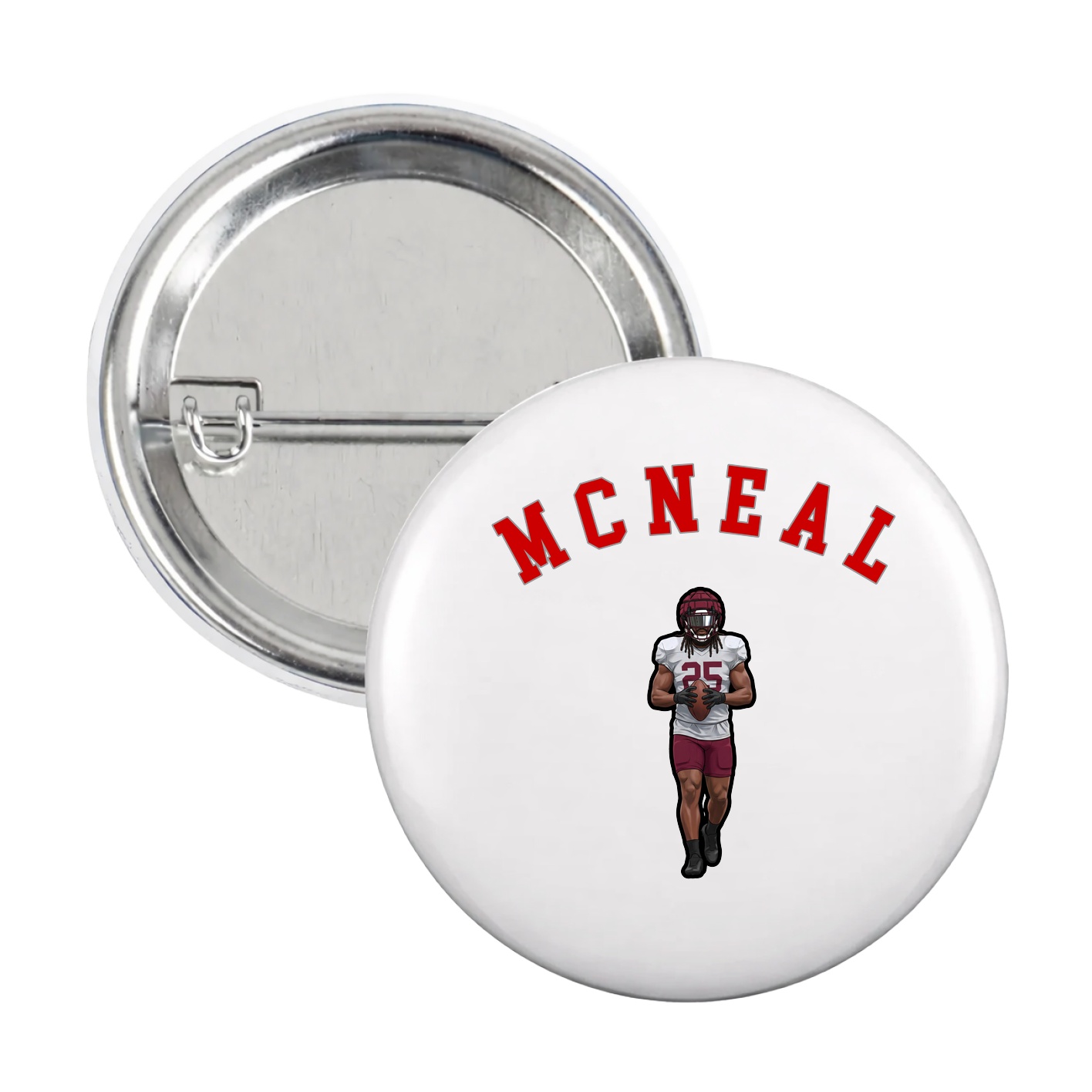 Game Day Button — Shirsey Arch in White