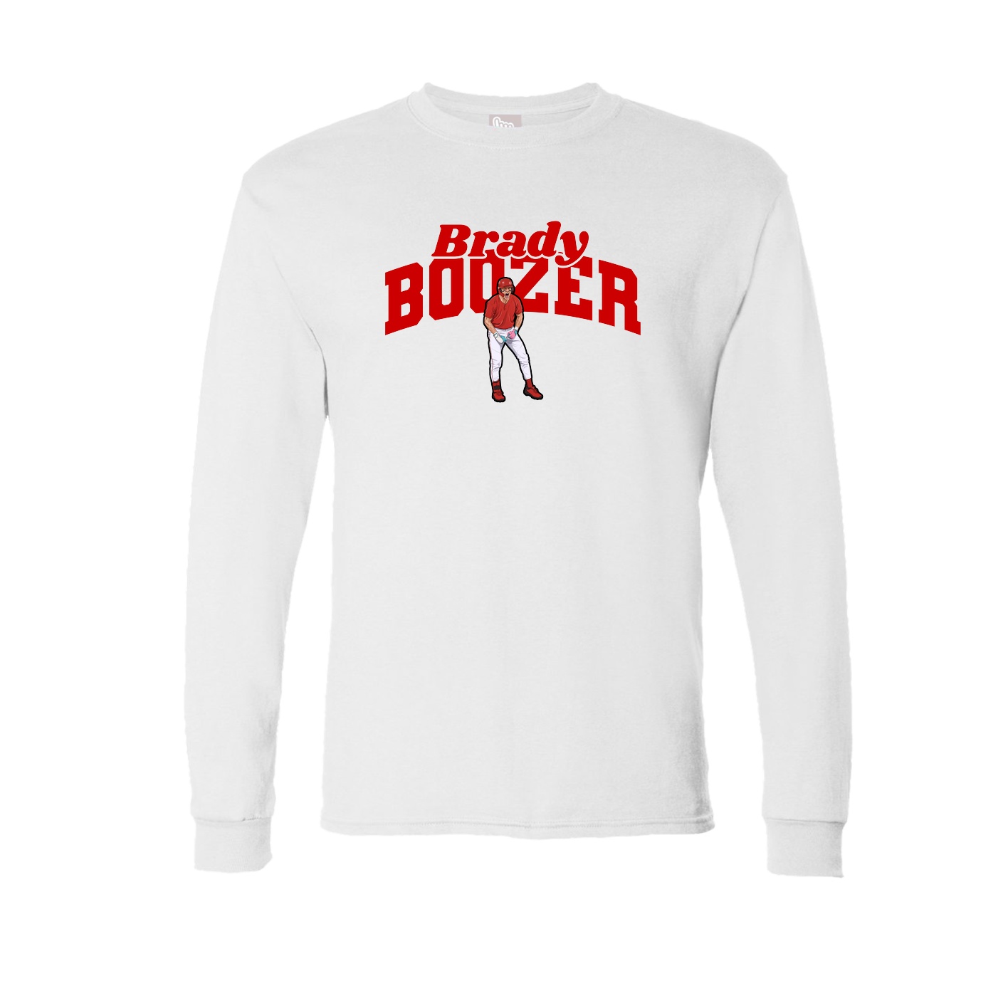 Long Sleeve Tee — Signature Arch in White