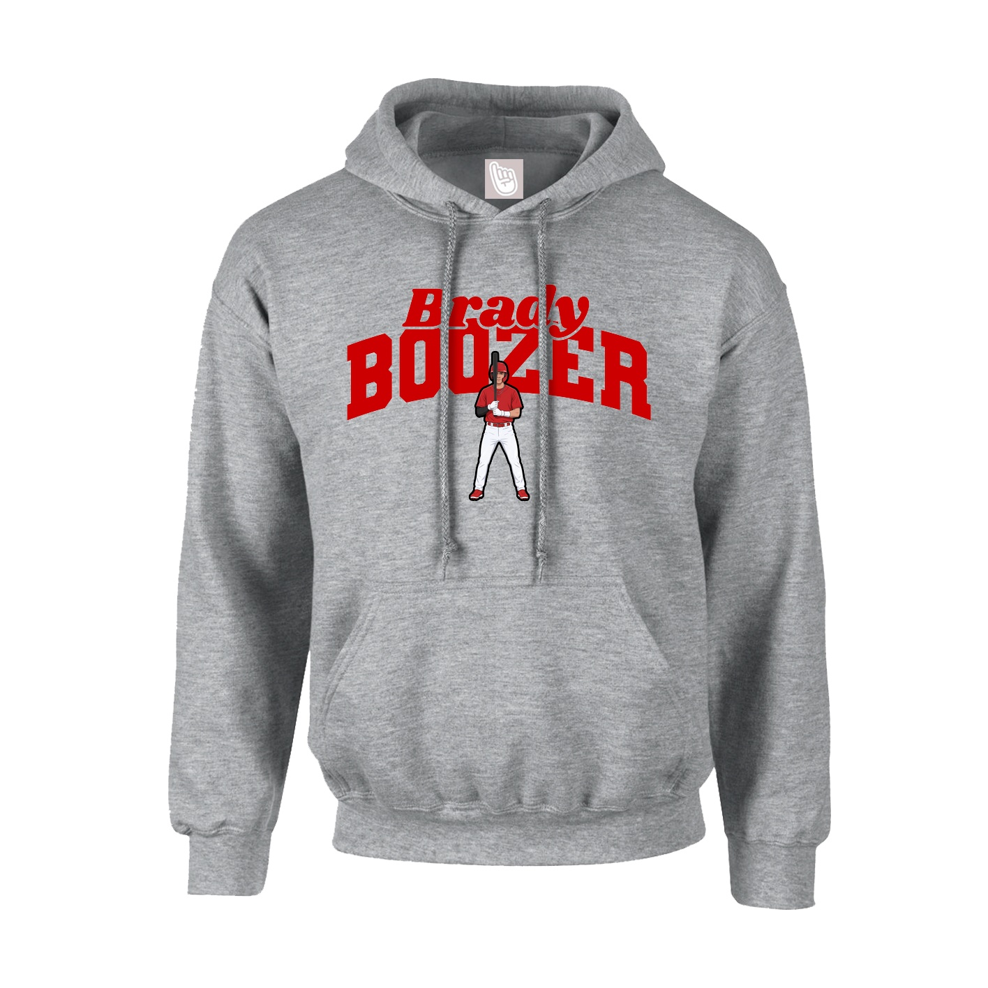 Hoodie — Signature Arch in Grey