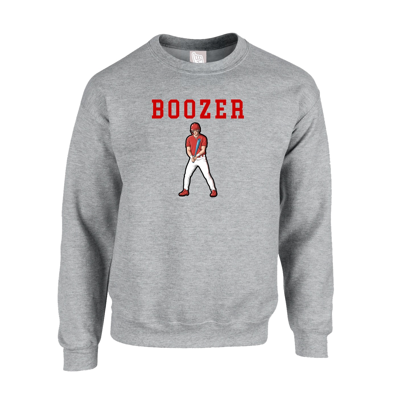 Fleece Crew — Shirsey in Grey