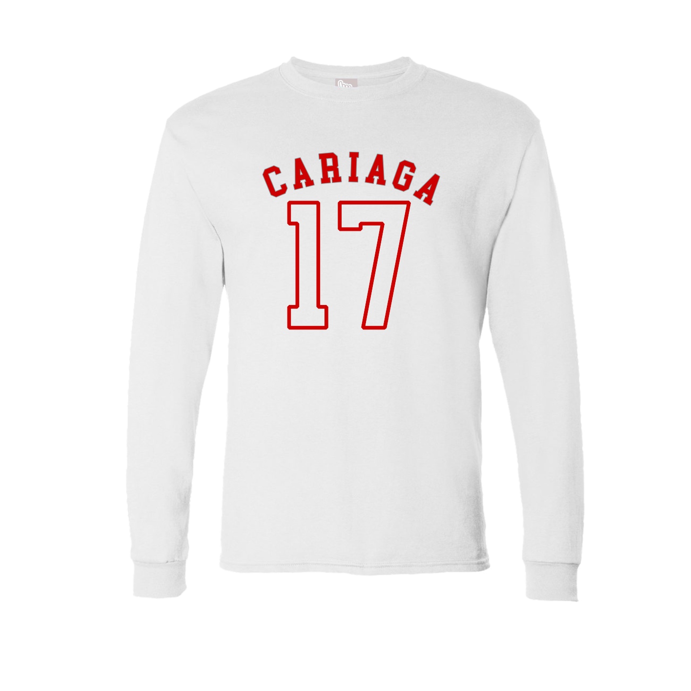 Long Sleeve Tee — Shirsey Arch in White