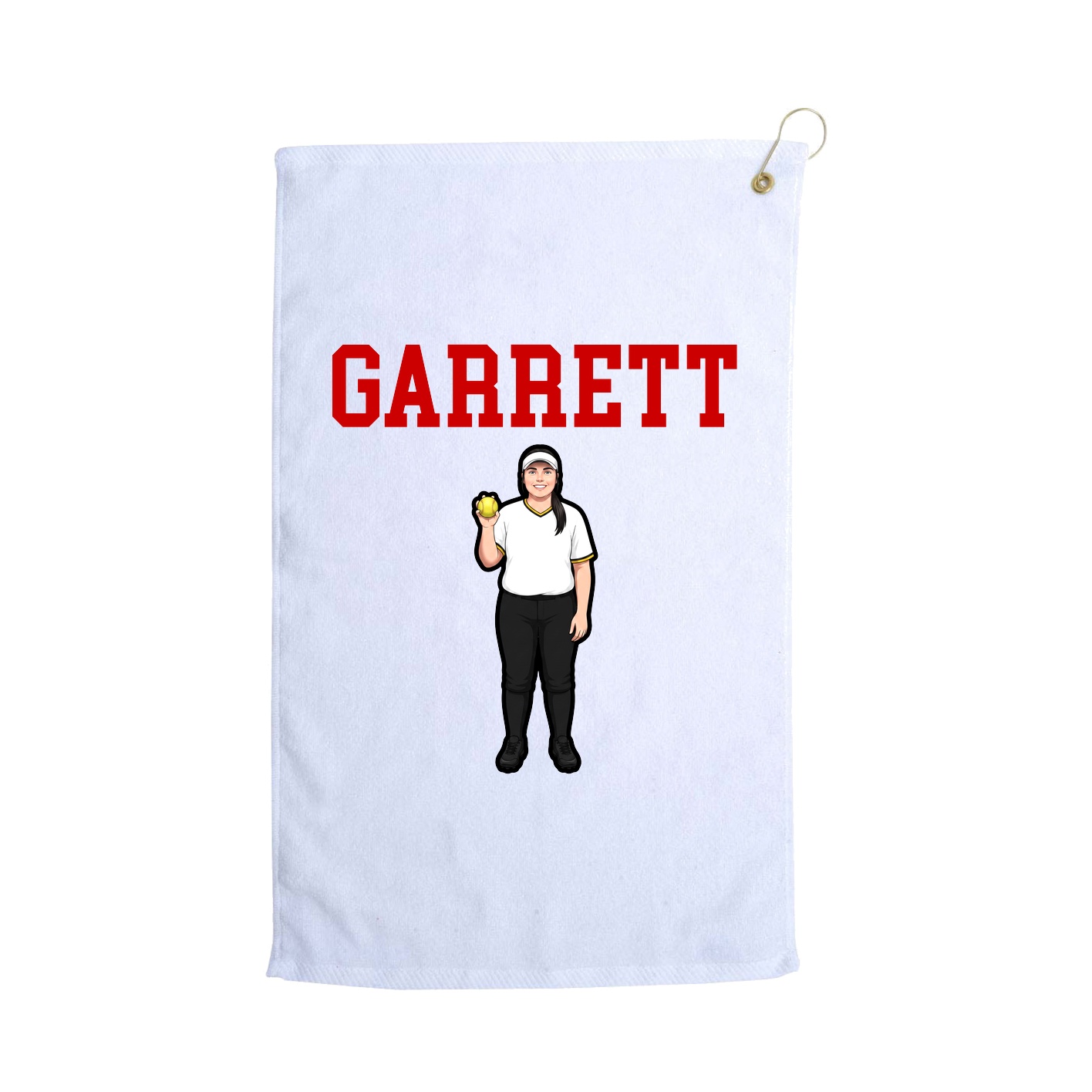 Golf Towel — Shirsey in White