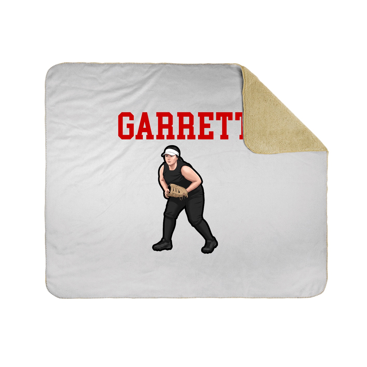 Throw Blanket — Shirsey in White
