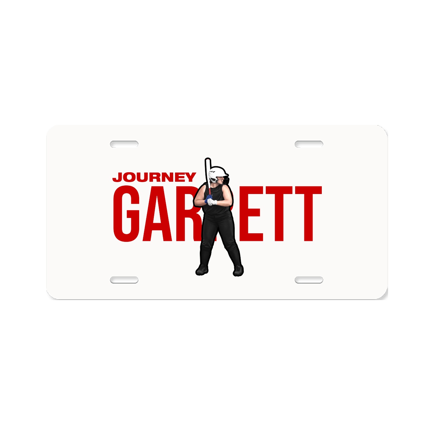 License Plate — Player Name in Classic