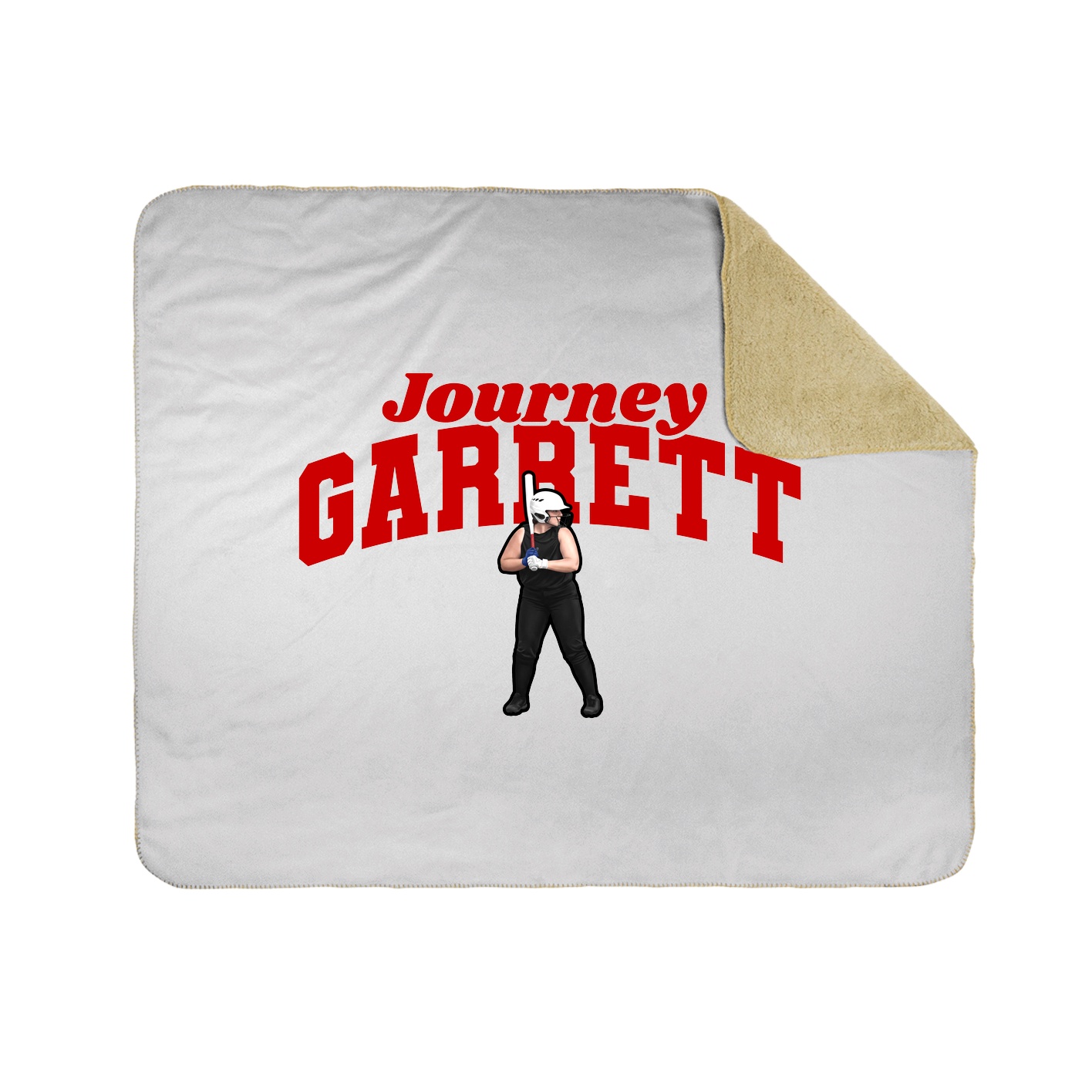 Throw Blanket — Signature Arch in White