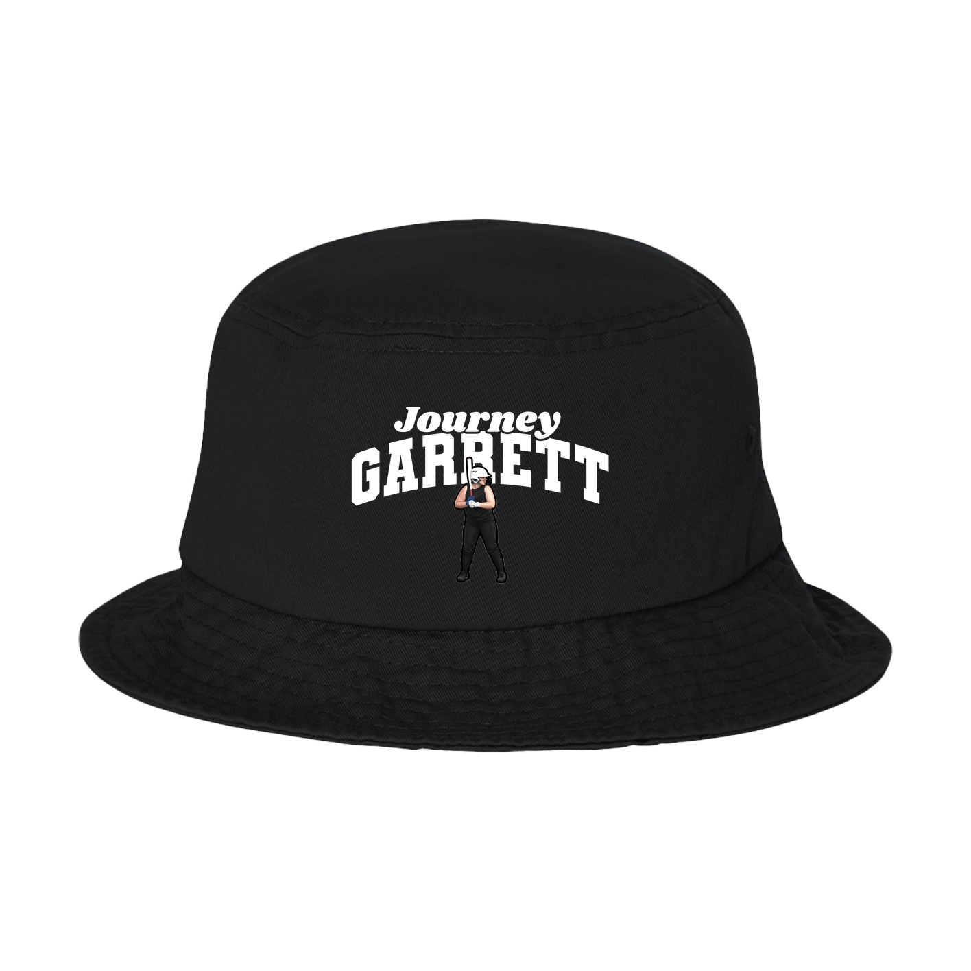 Bucket Cap — Signature Arch in Black
