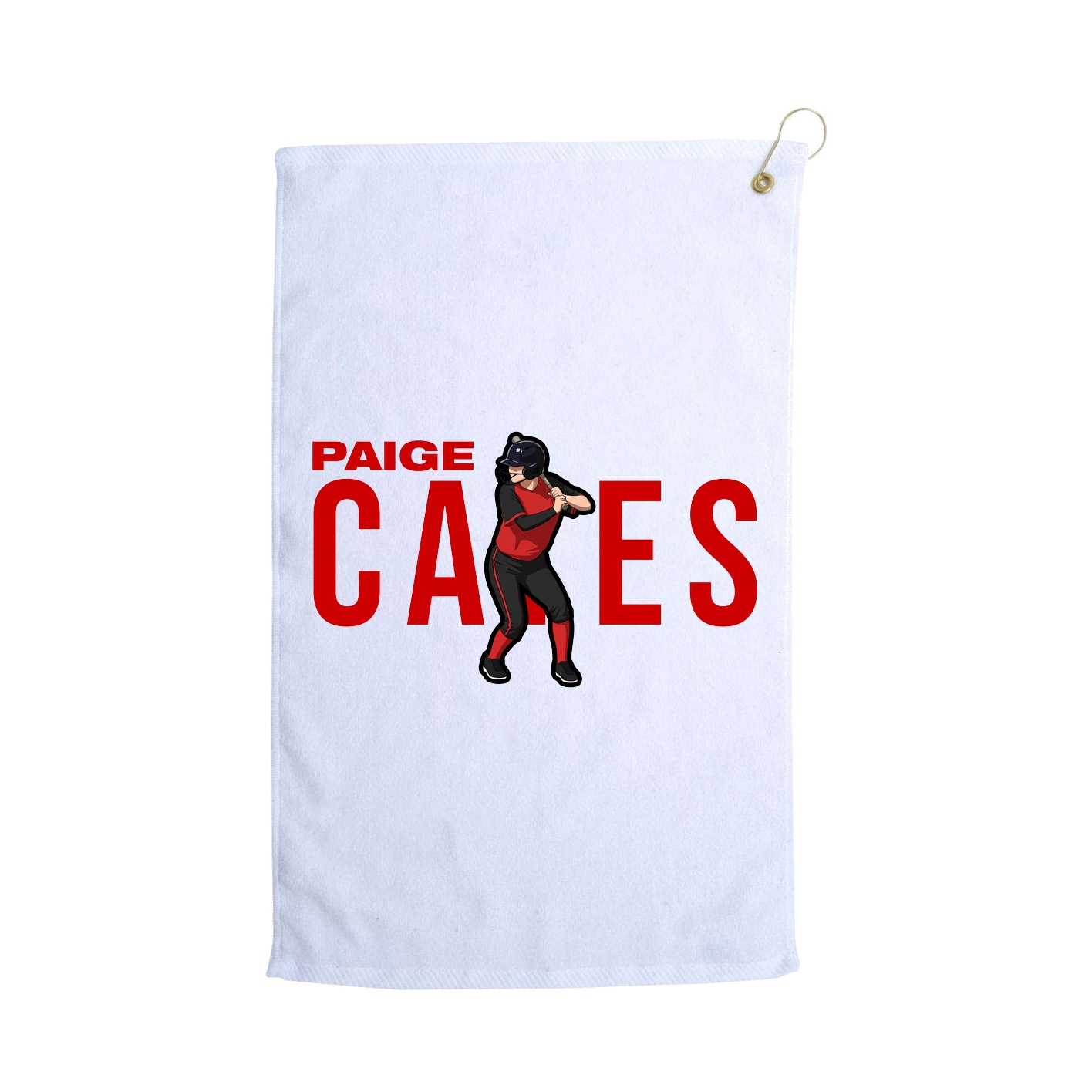 Golf Towel — Player Name in White