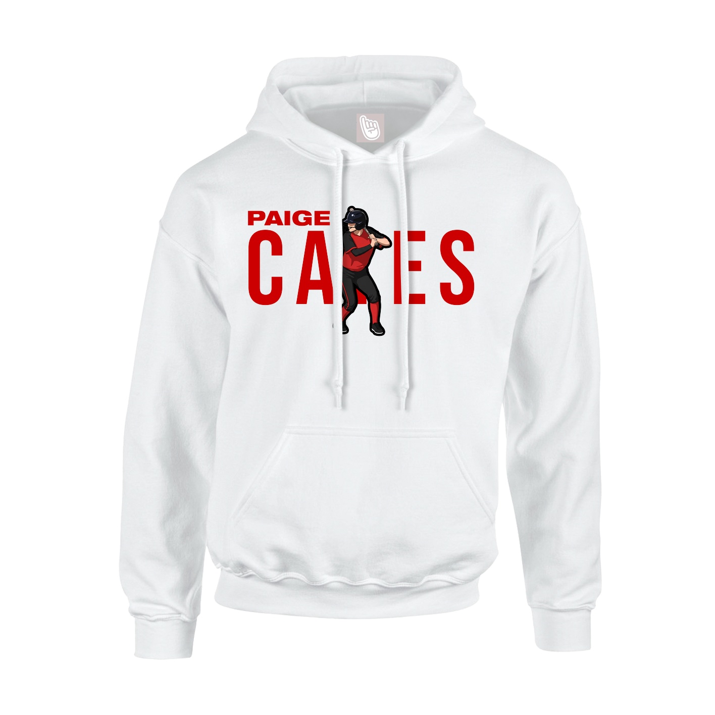 Youth Hoodie — Player Name in White