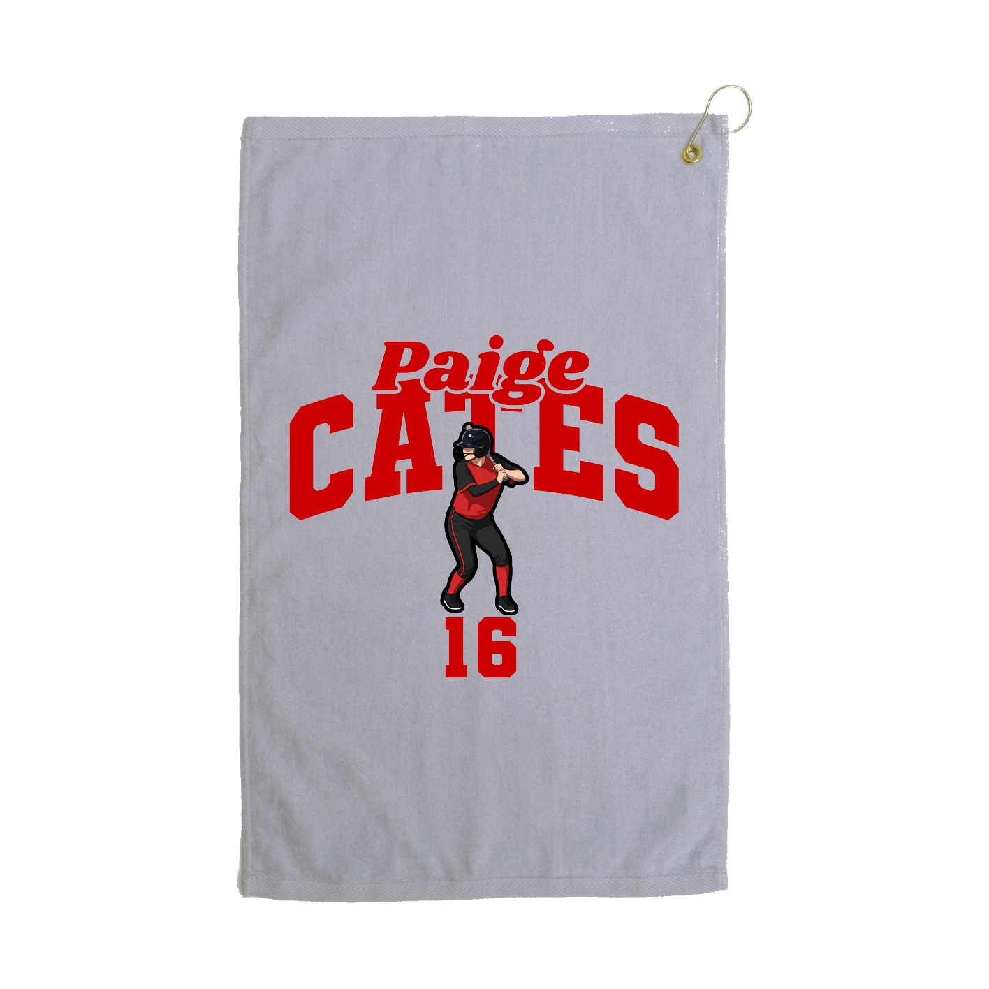 Golf Towel — Signature Arch in Grey