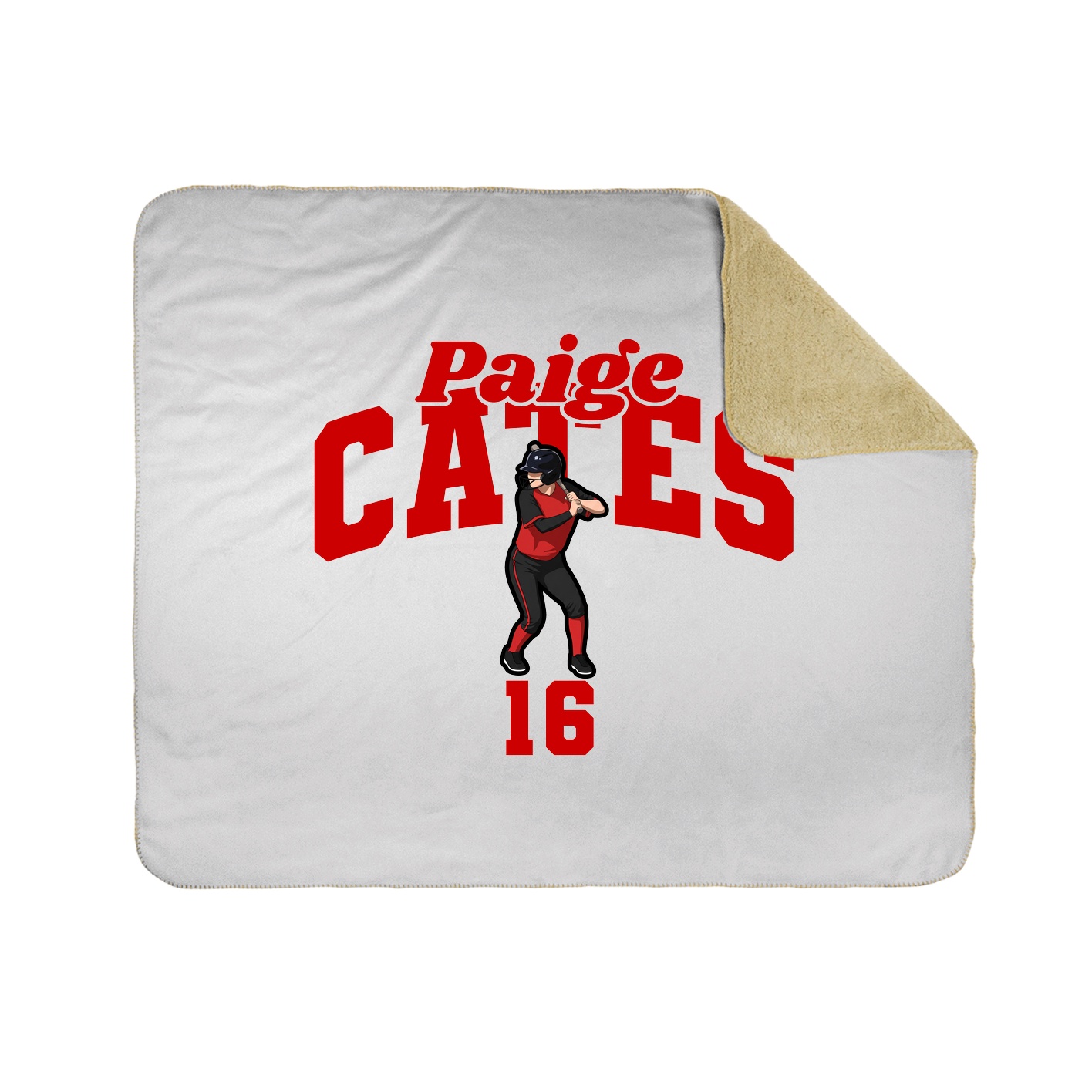 Throw Blanket — Signature Arch in White
