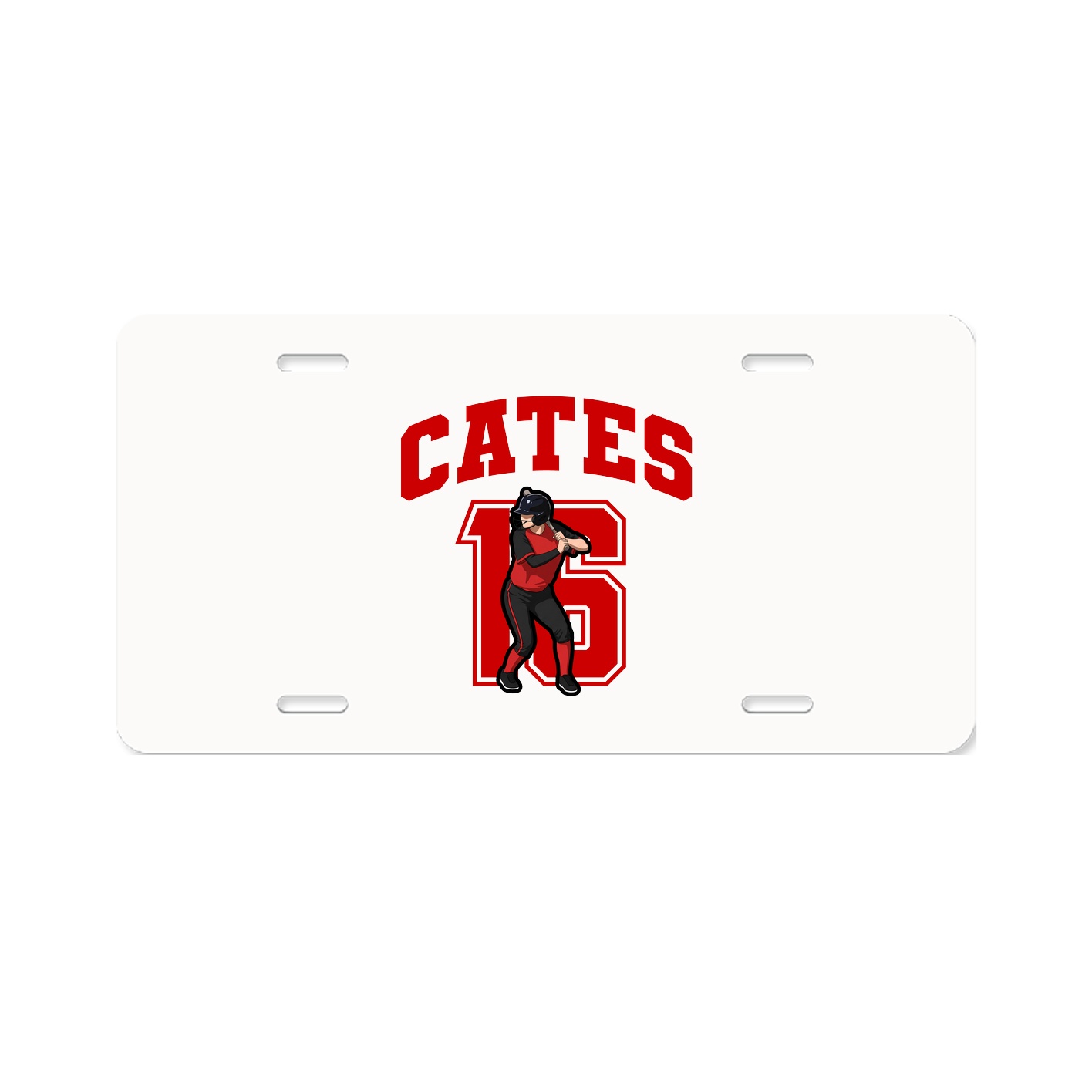 License Plate — Number in Classic