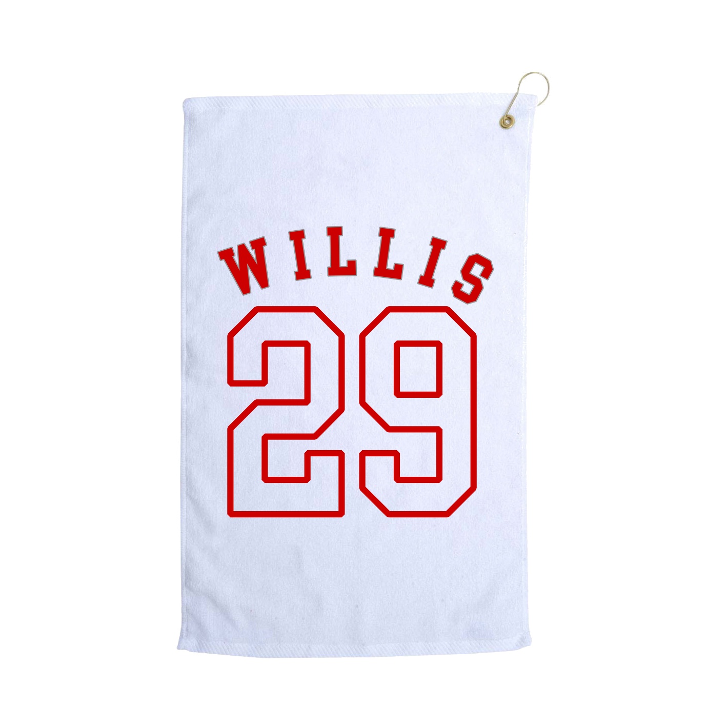 Golf Towel — Shirsey Arch in White