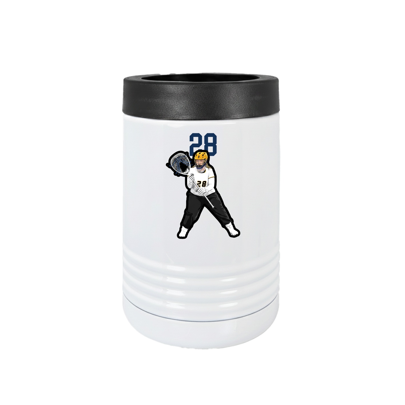 Beverage Holder — Number Top in White