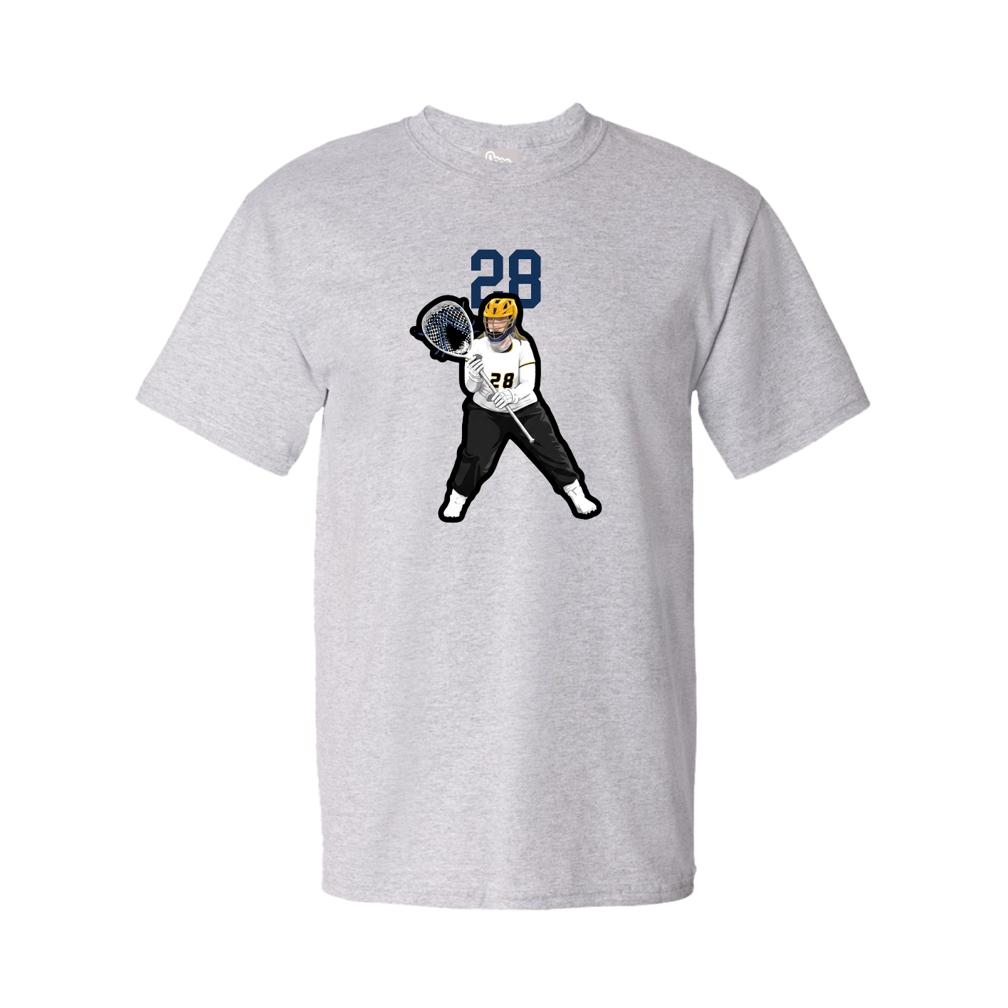 Tee — Number Top in Grey