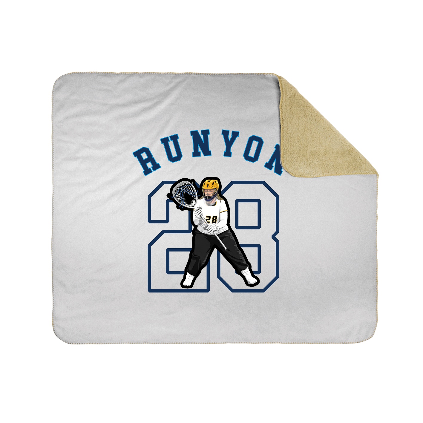Throw Blanket — Shirsey Arch in White
