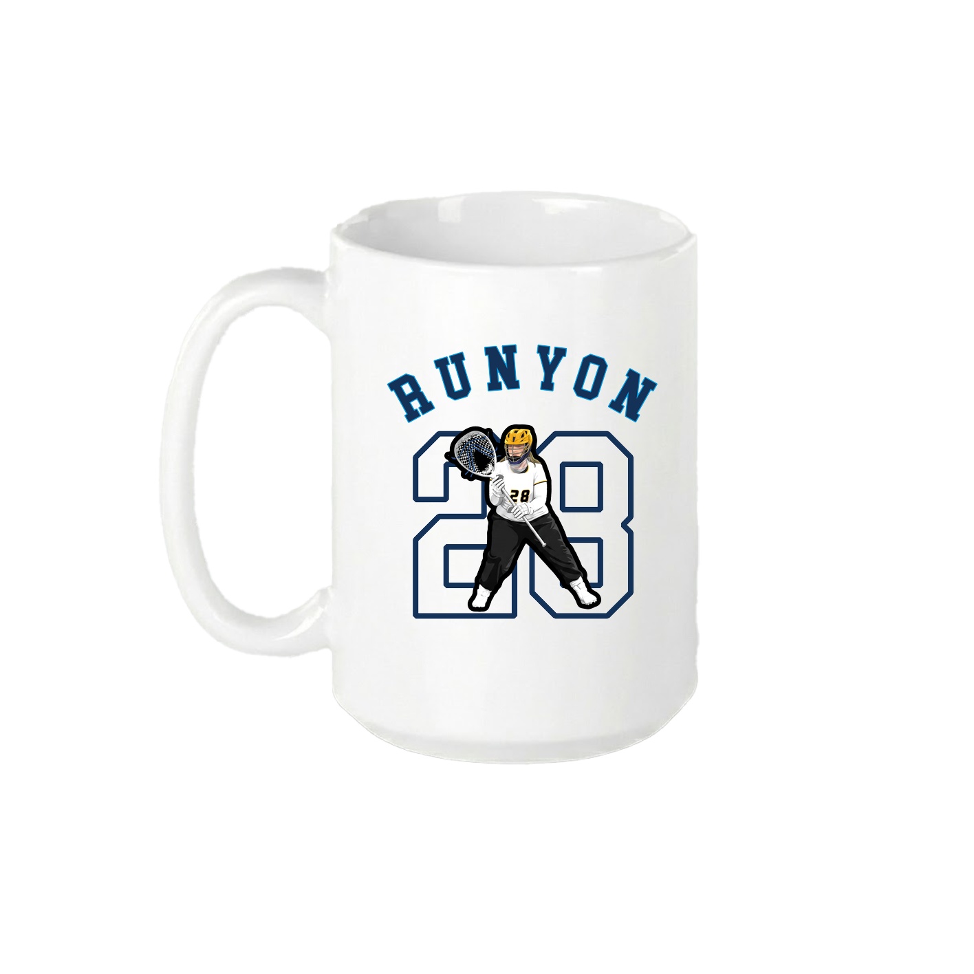 15oz Coffee Mug — Shirsey Arch in White
