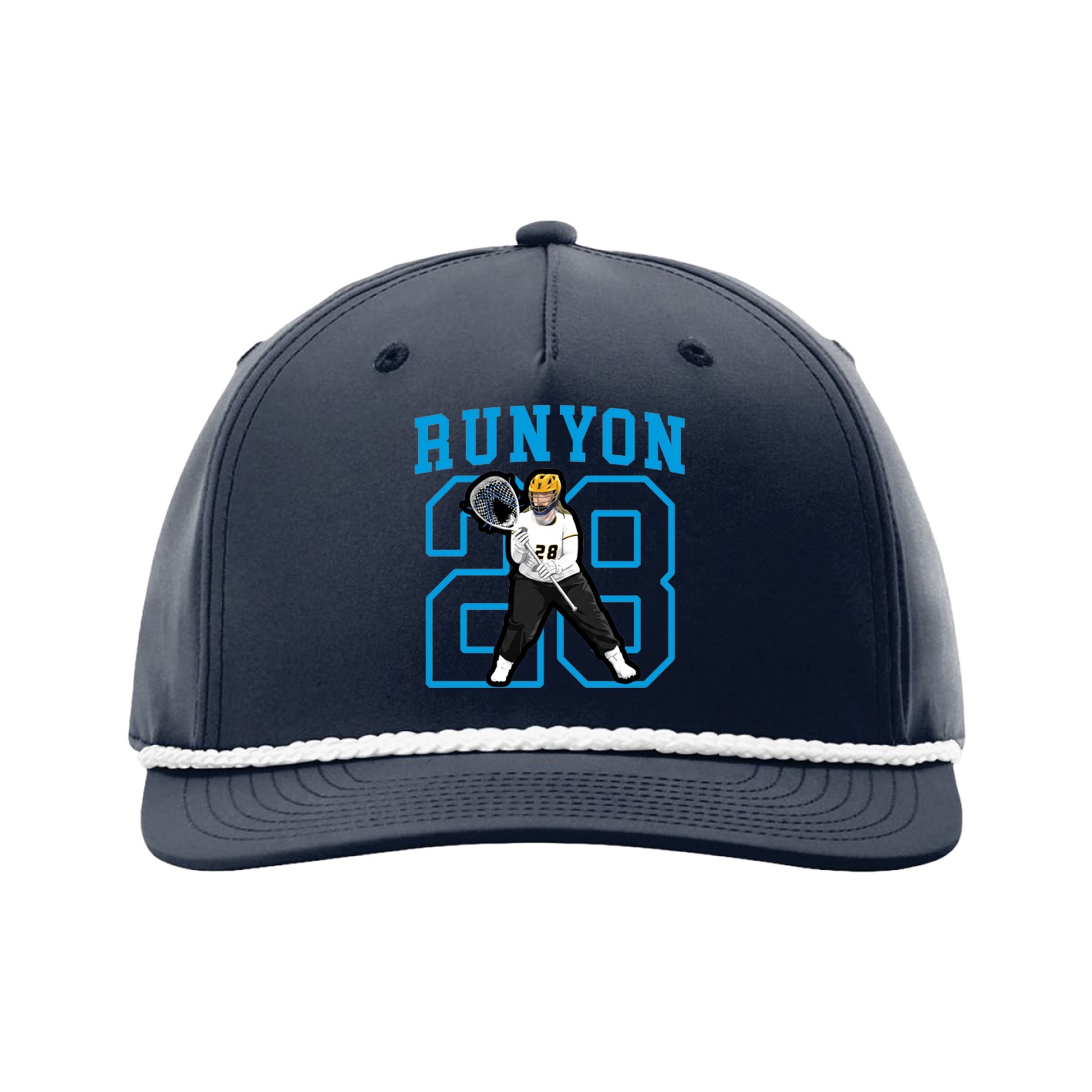 Five-Panel Classic Rope Cap — Shirsey in Navy
