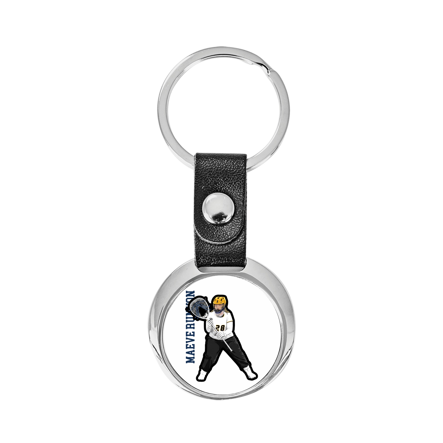 Key Chain — Name Vertical in Classic