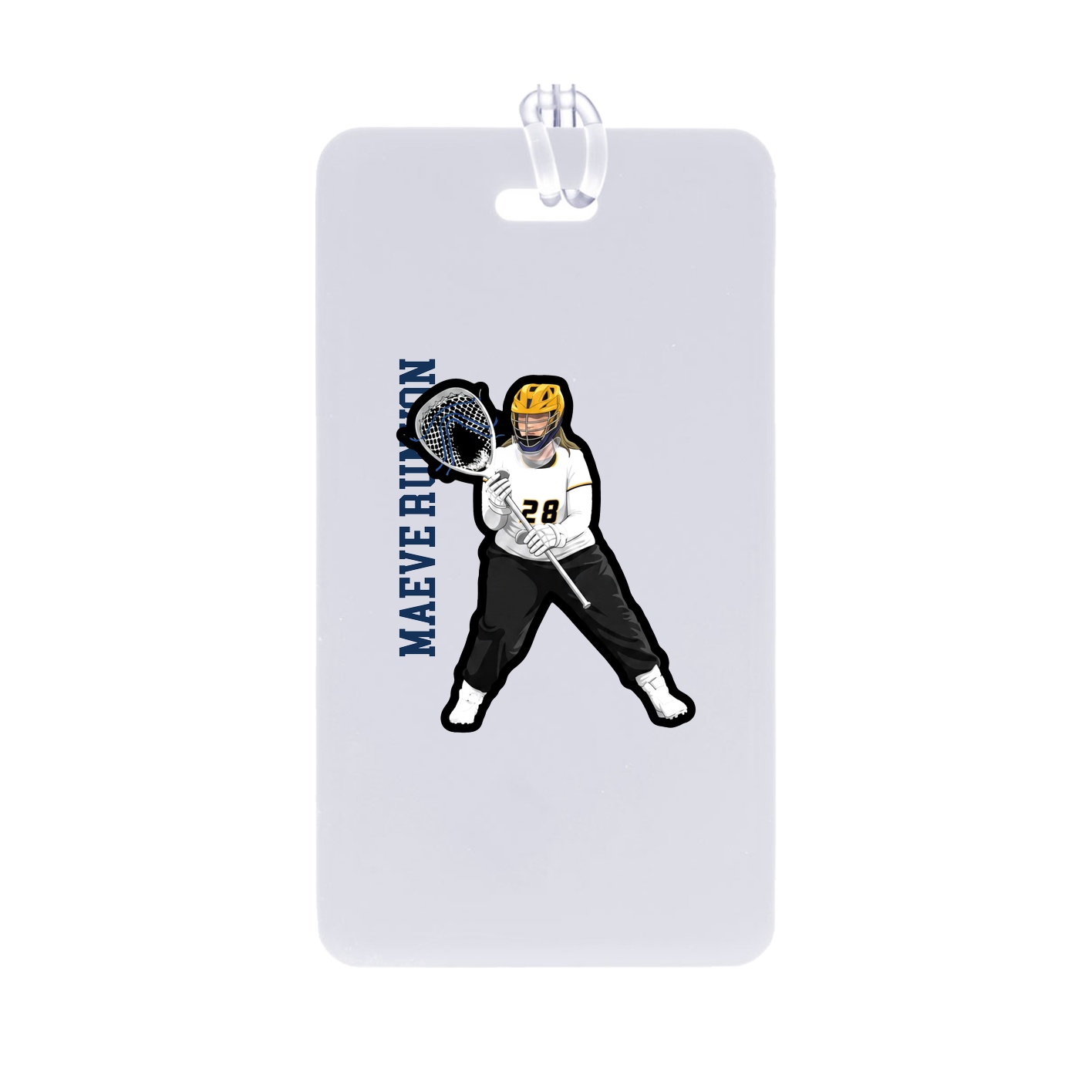 Bag Tag — Name Vertical in Classic