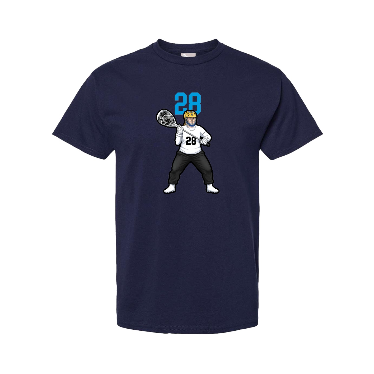 Tee — Number Top in Navy