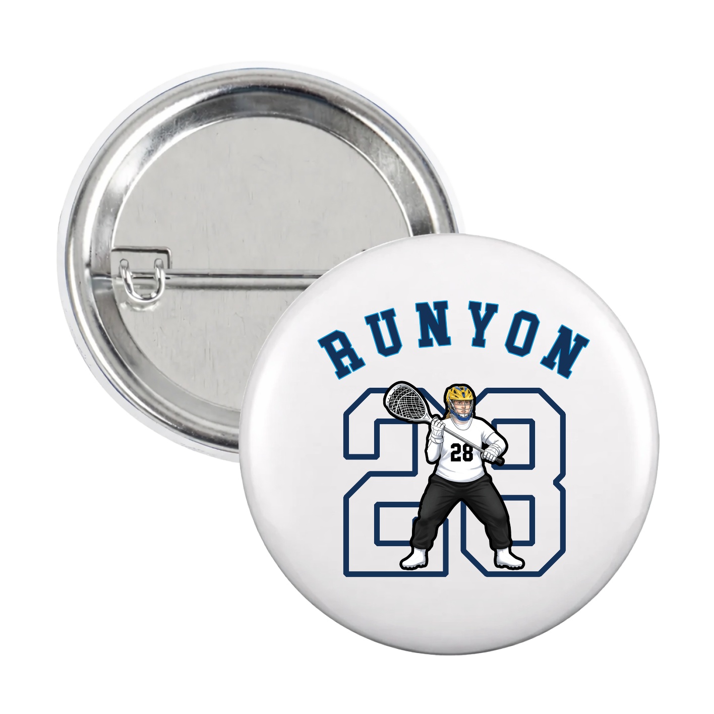 Game Day Button — Shirsey Arch in White