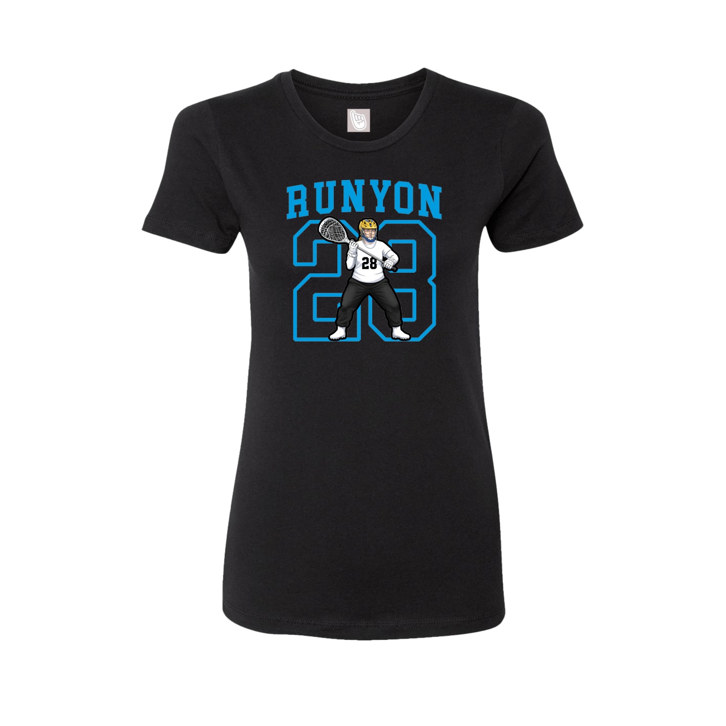 Fitted Women's Tee — Shirsey in Black