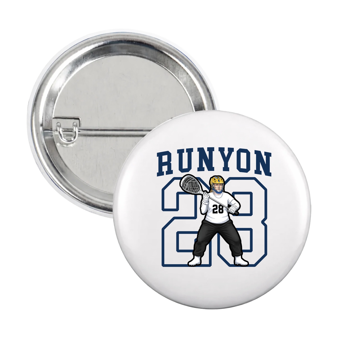 Game Day Button — Shirsey in White