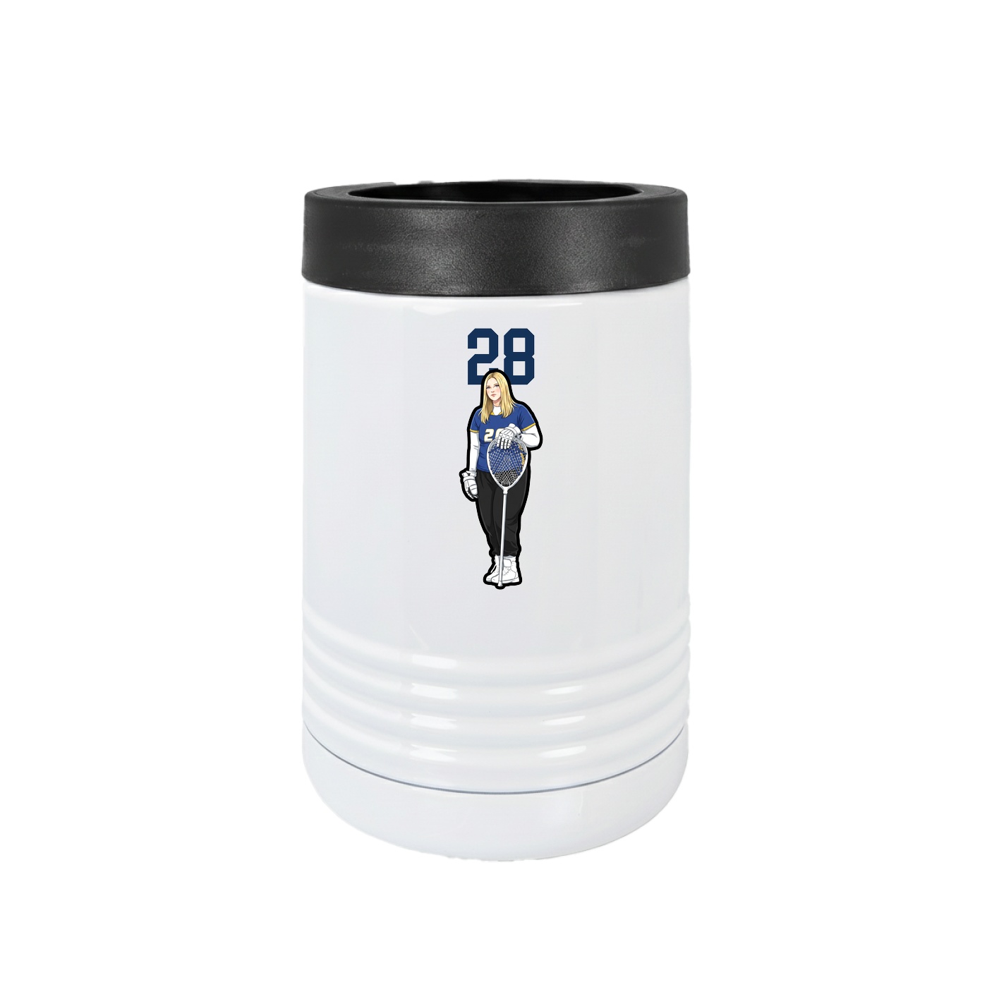 Beverage Holder — Number Top in White