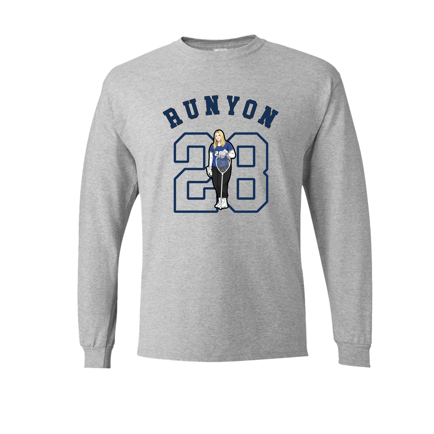 Long Sleeve Tee — Shirsey Arch in Grey