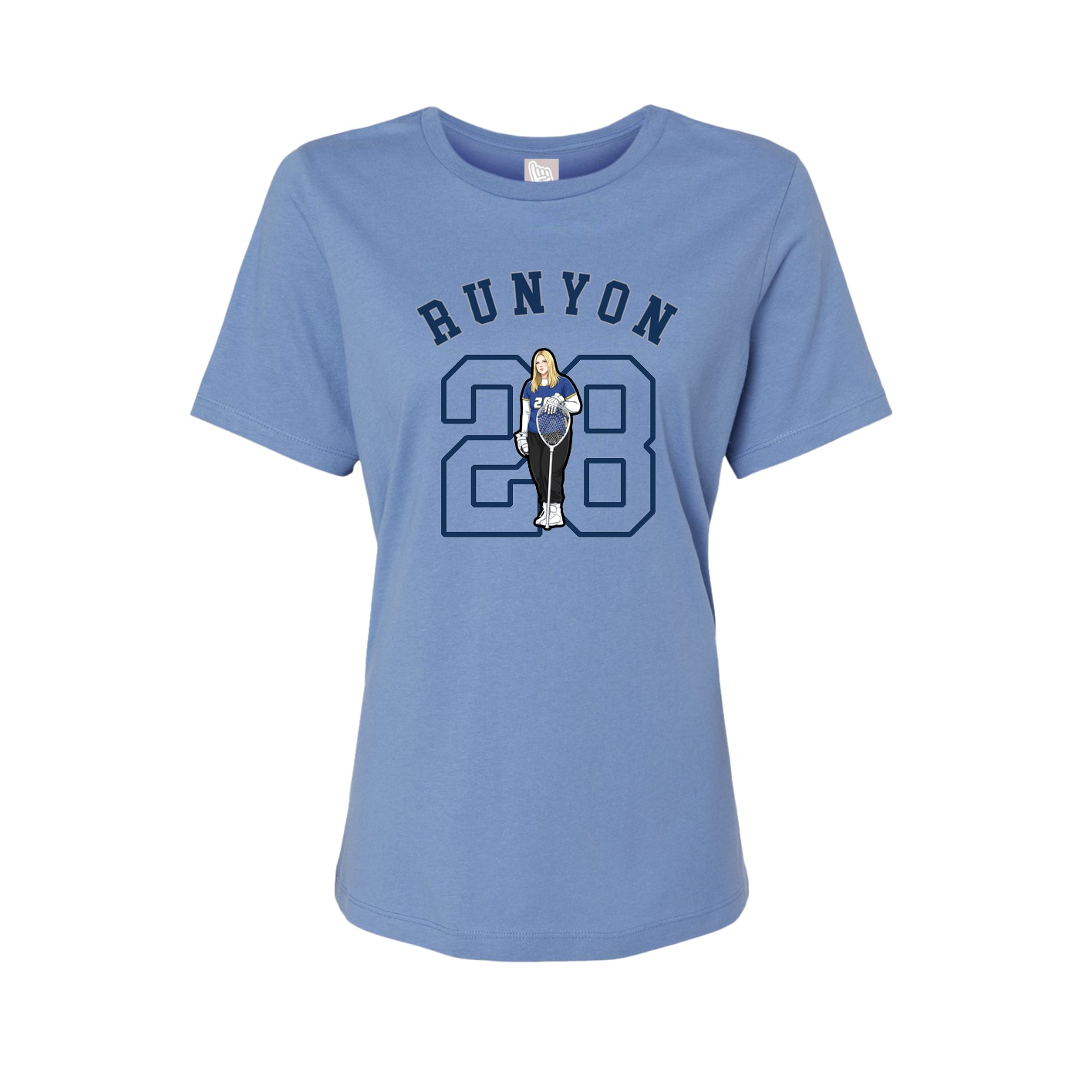Womens Tee — Shirsey Arch in Powder Blue