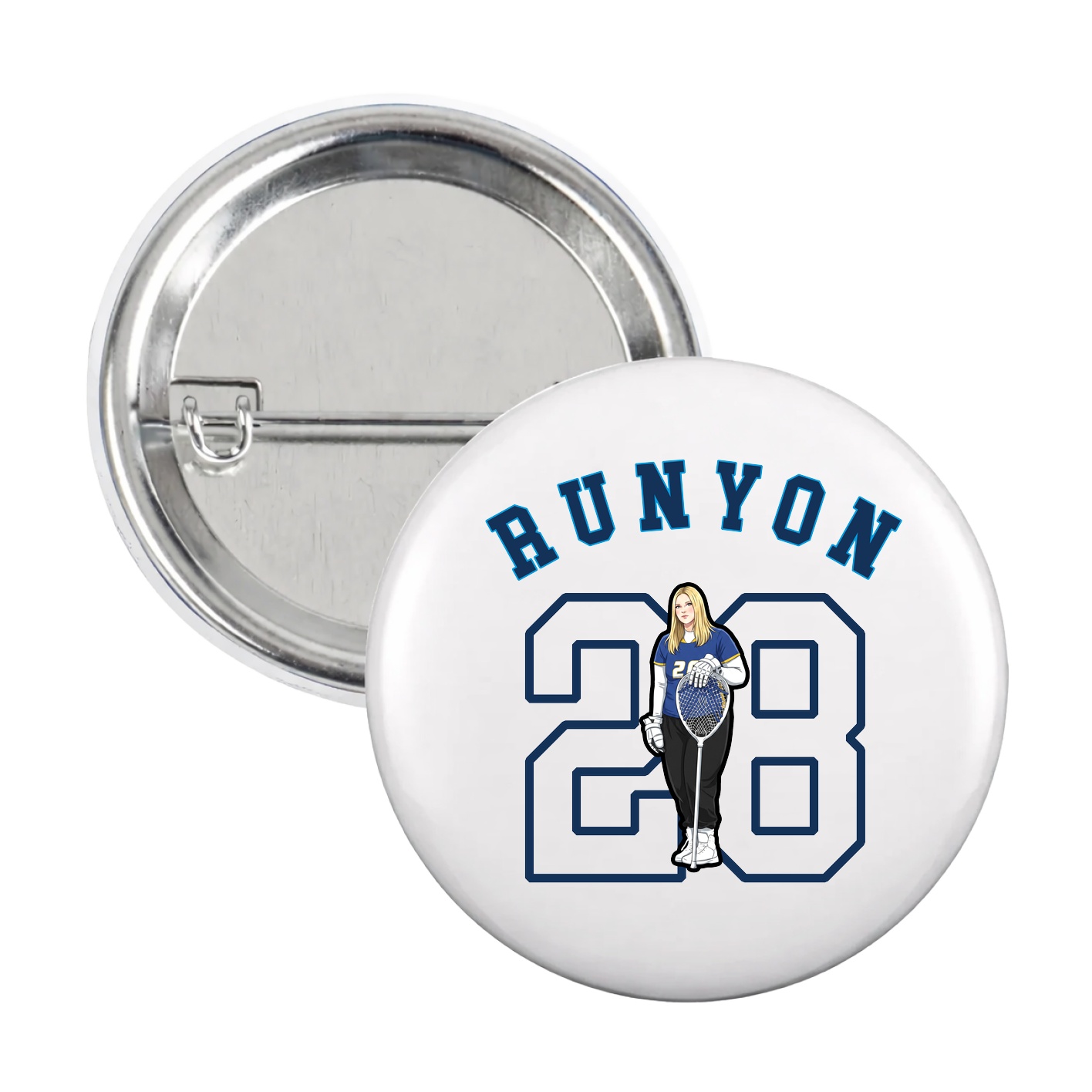 Game Day Button — Shirsey Arch in White