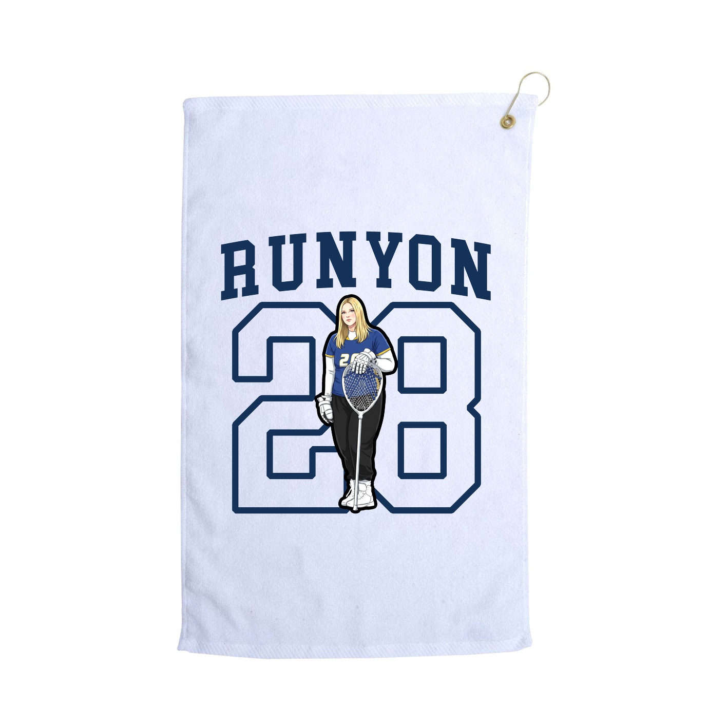 Golf Towel — Shirsey in White