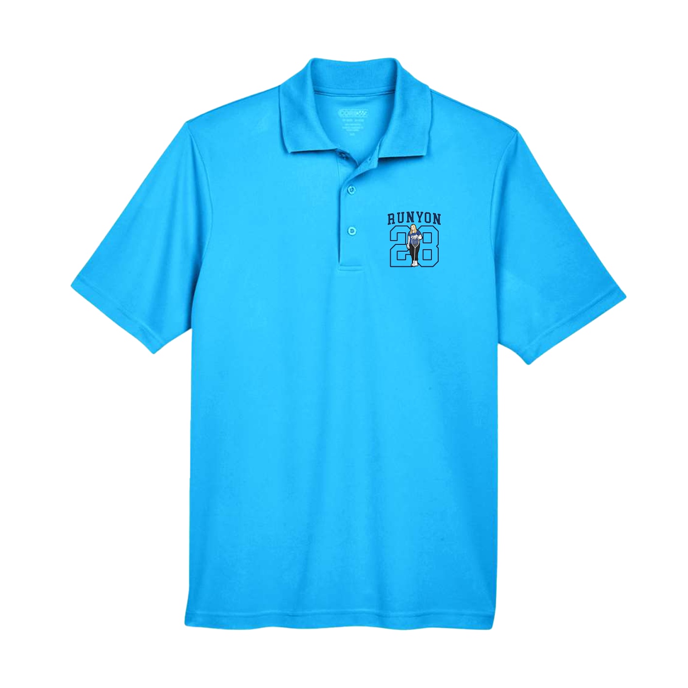 Performance Polo — Shirsey in Light Blue