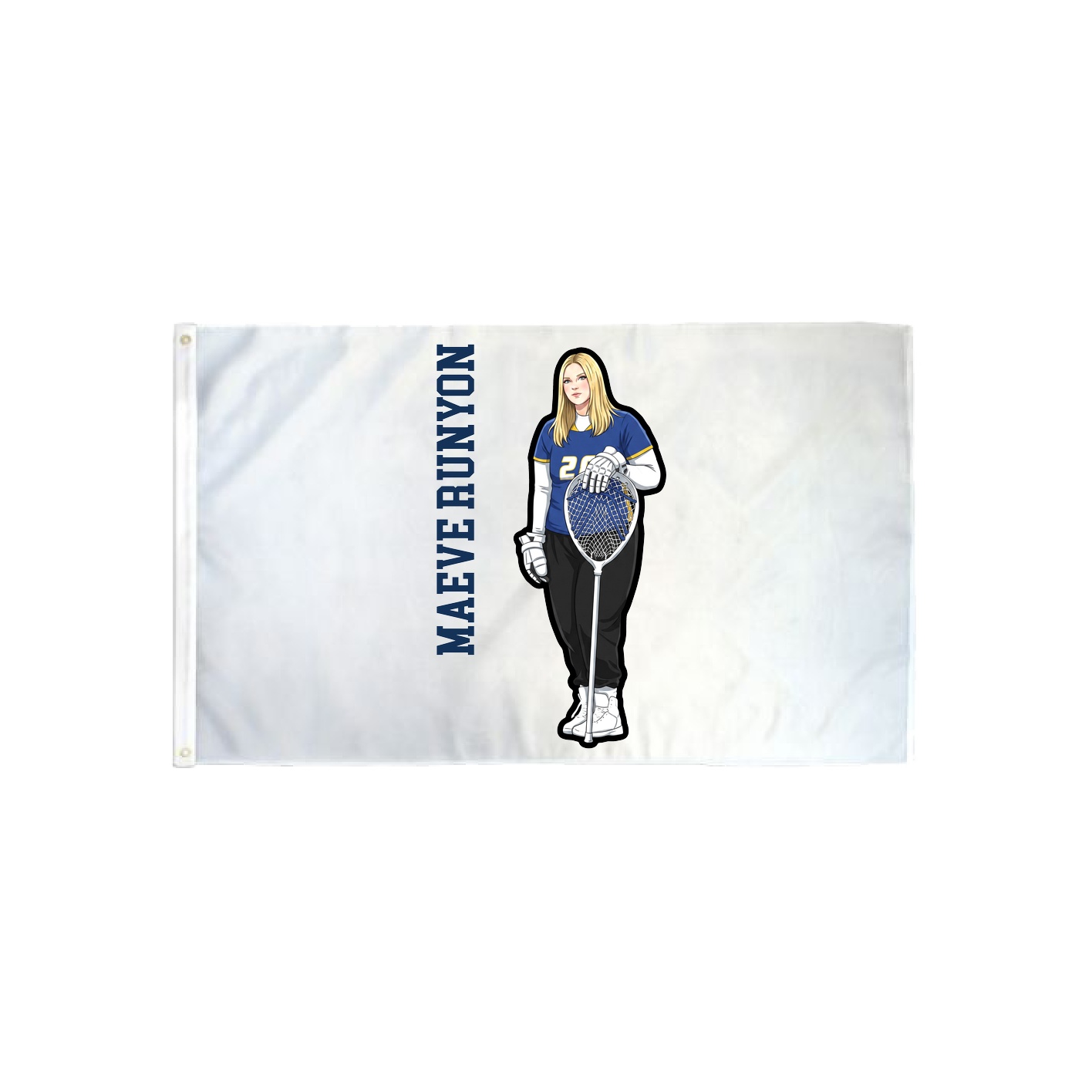 3x5 Flag — Name Vertical in Classic