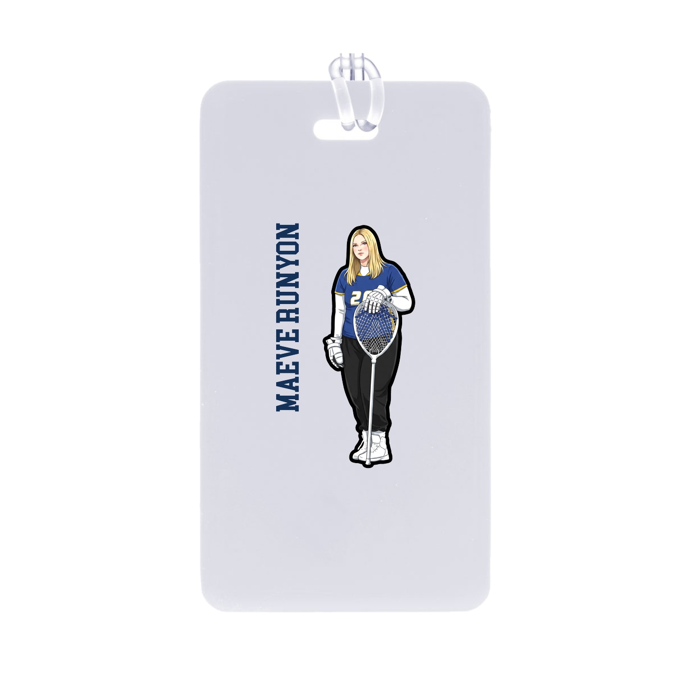 Bag Tag — Name Vertical in Classic