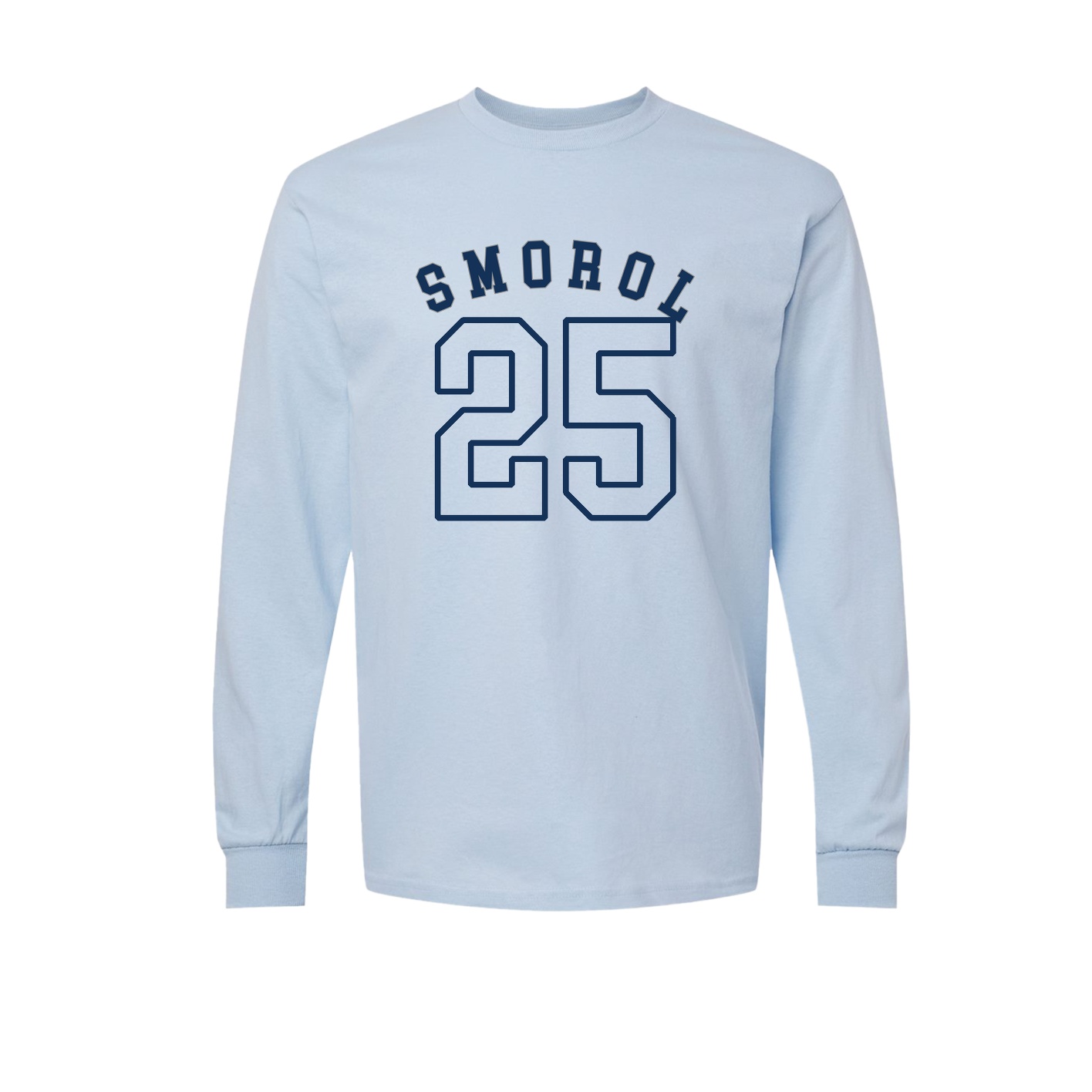 Long Sleeve Tee — Shirsey Arch in Light Blue