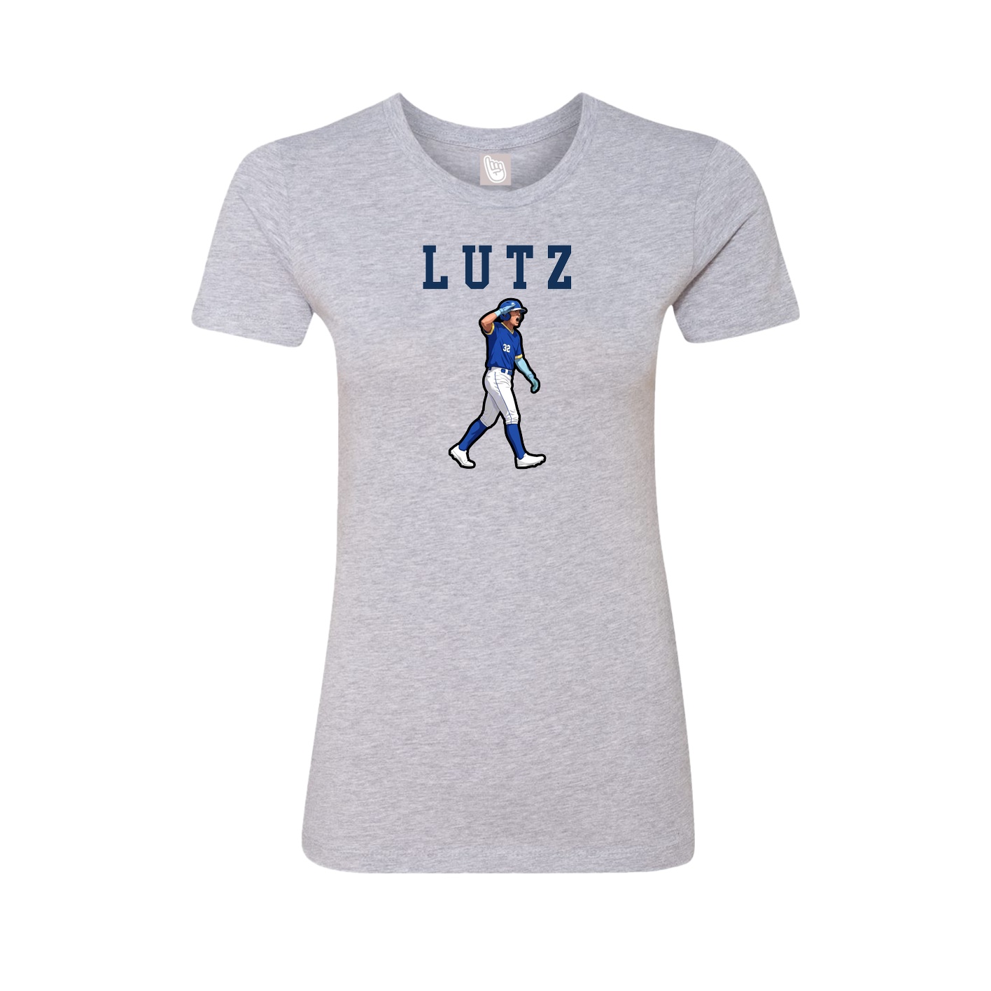 Fitted Women's Tee — Shirsey in Grey