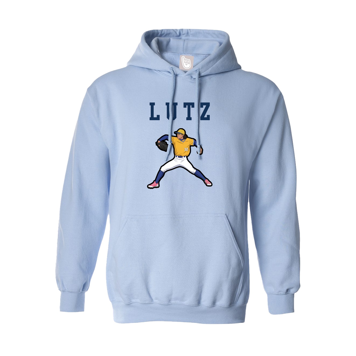 Hoodie — Shirsey in Light Blue