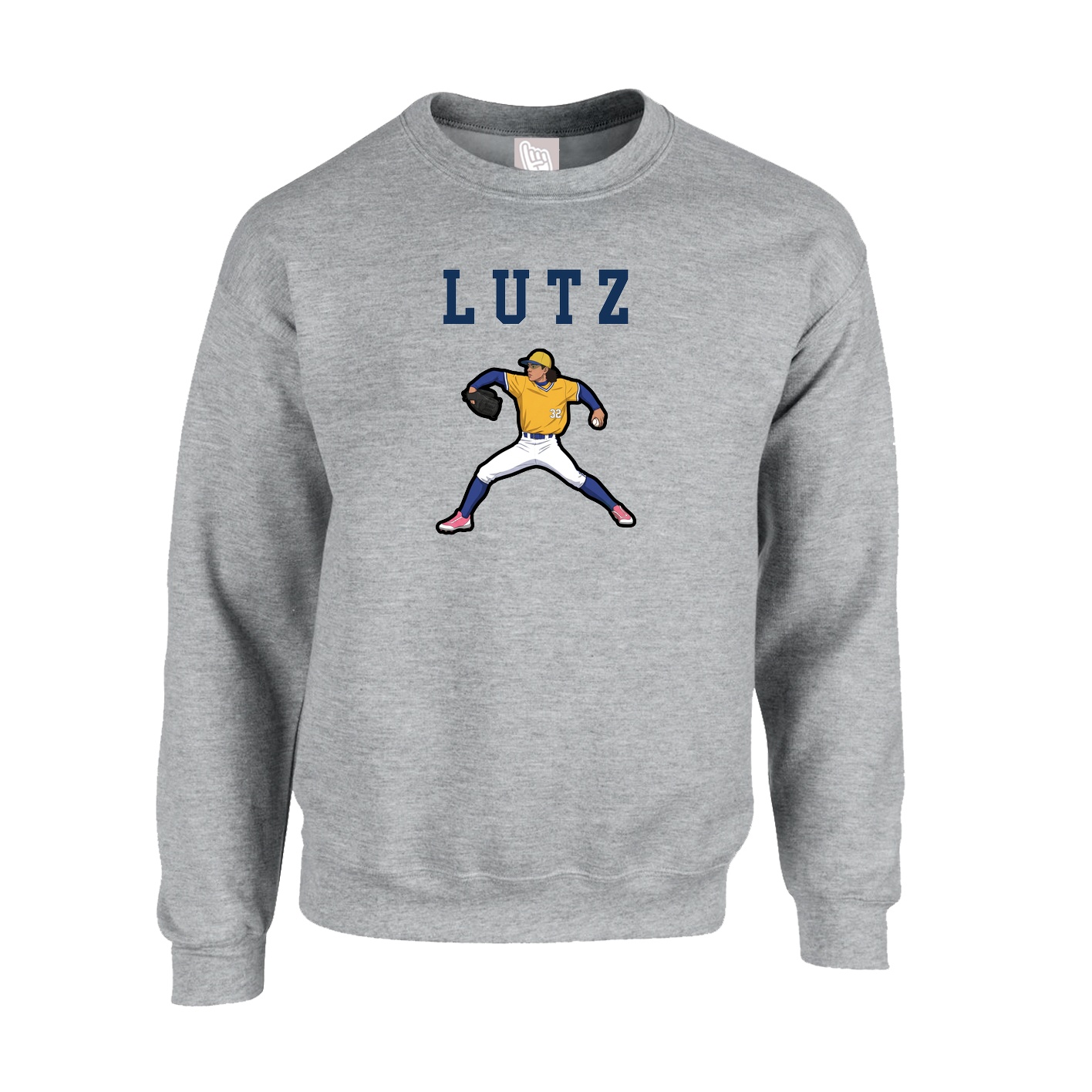 Fleece Crew — Shirsey in Grey