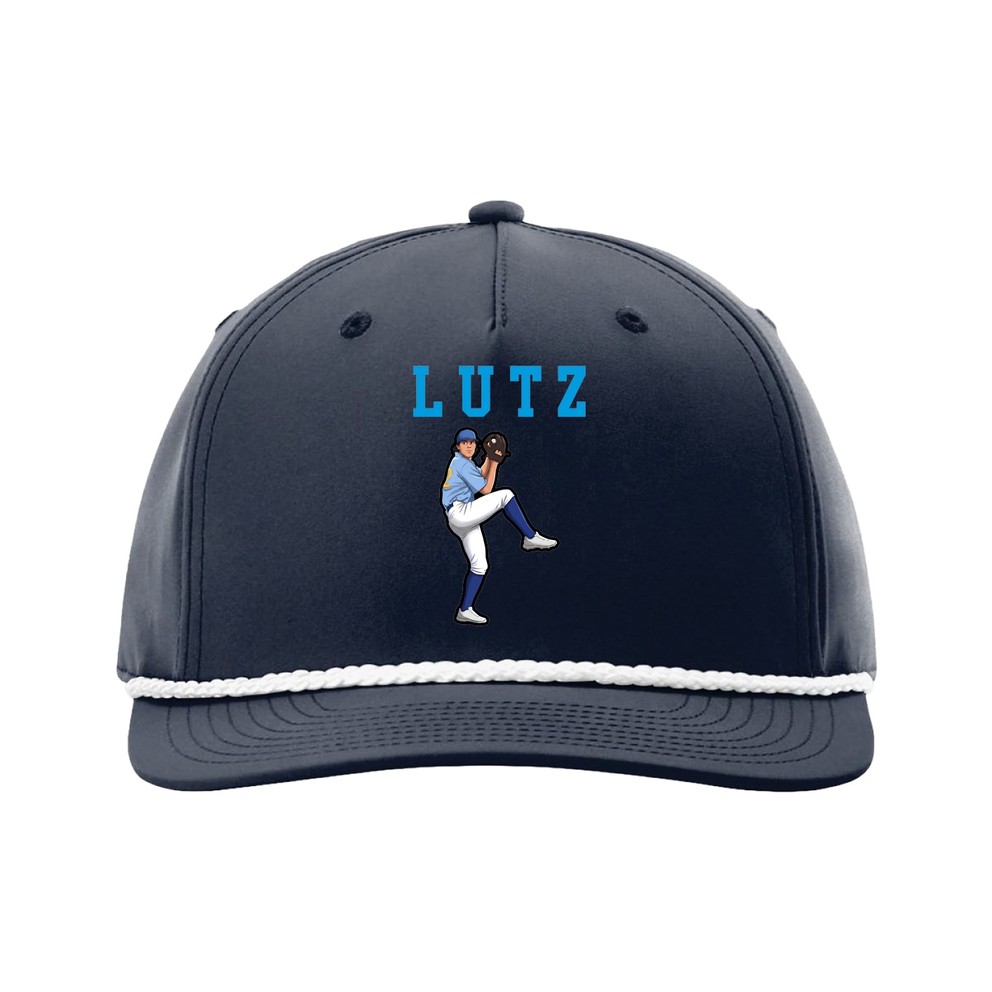 Five-Panel Classic Rope Cap — Shirsey in Navy