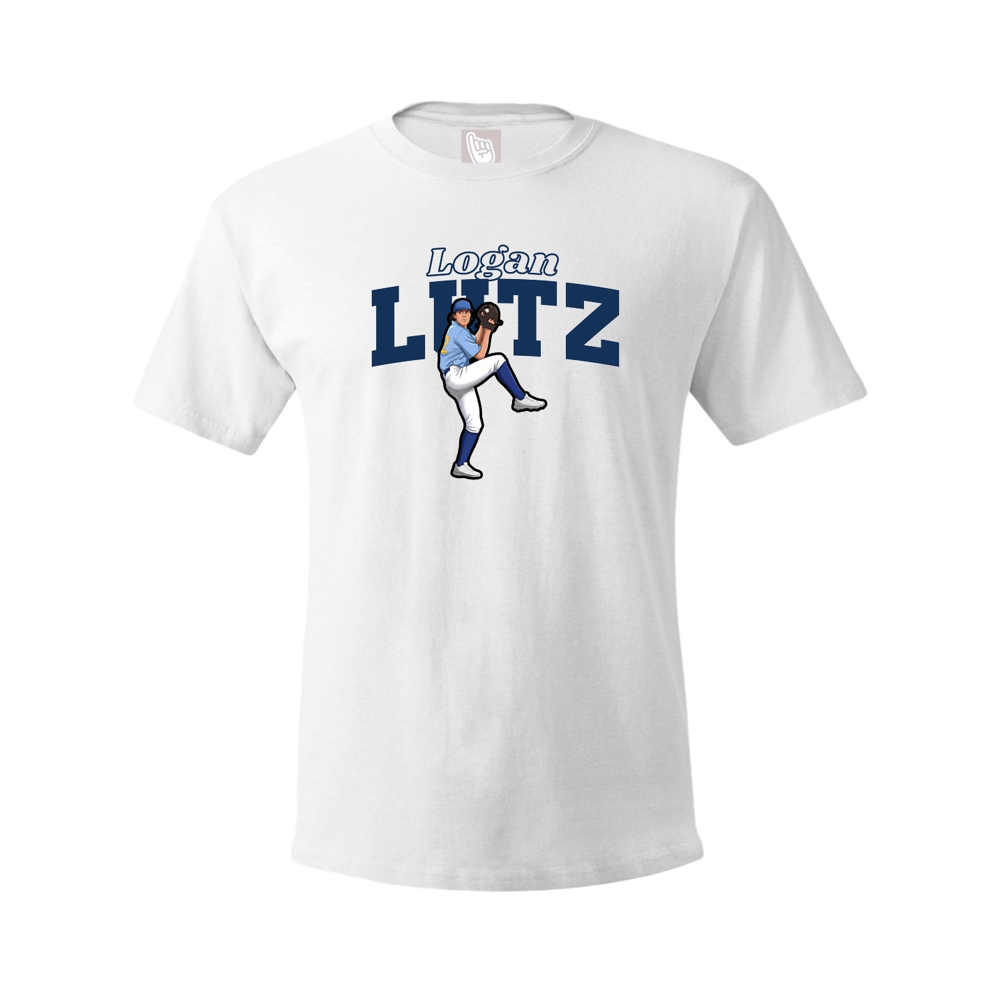 Tee — Name Arch in White