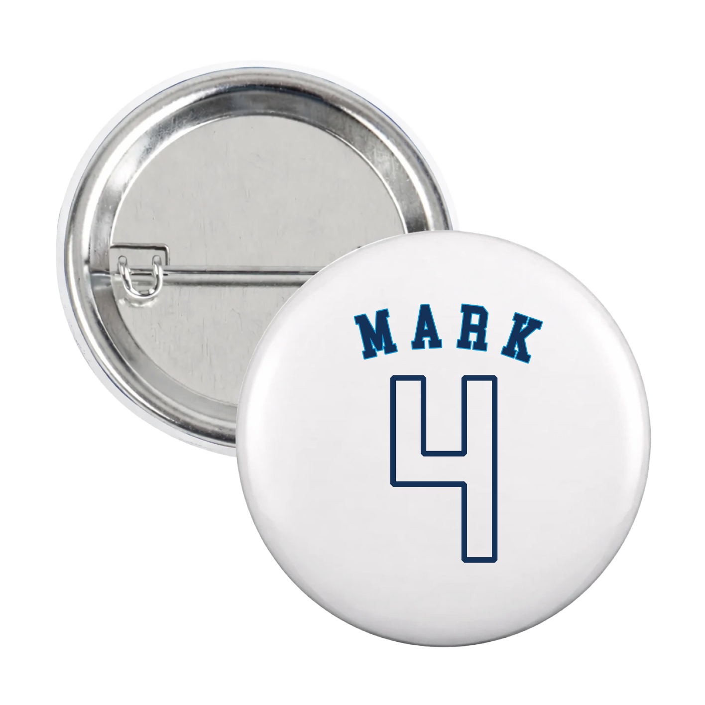 Game Day Button — Shirsey Arch in White
