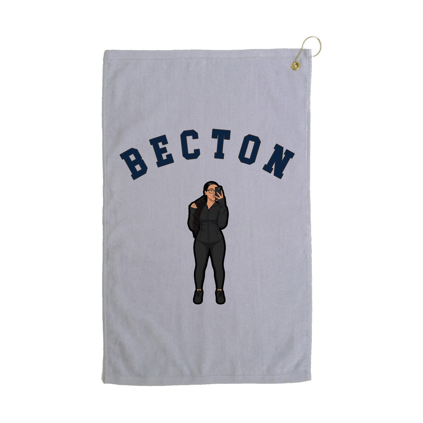 Golf Towel — Shirsey Arch in Grey