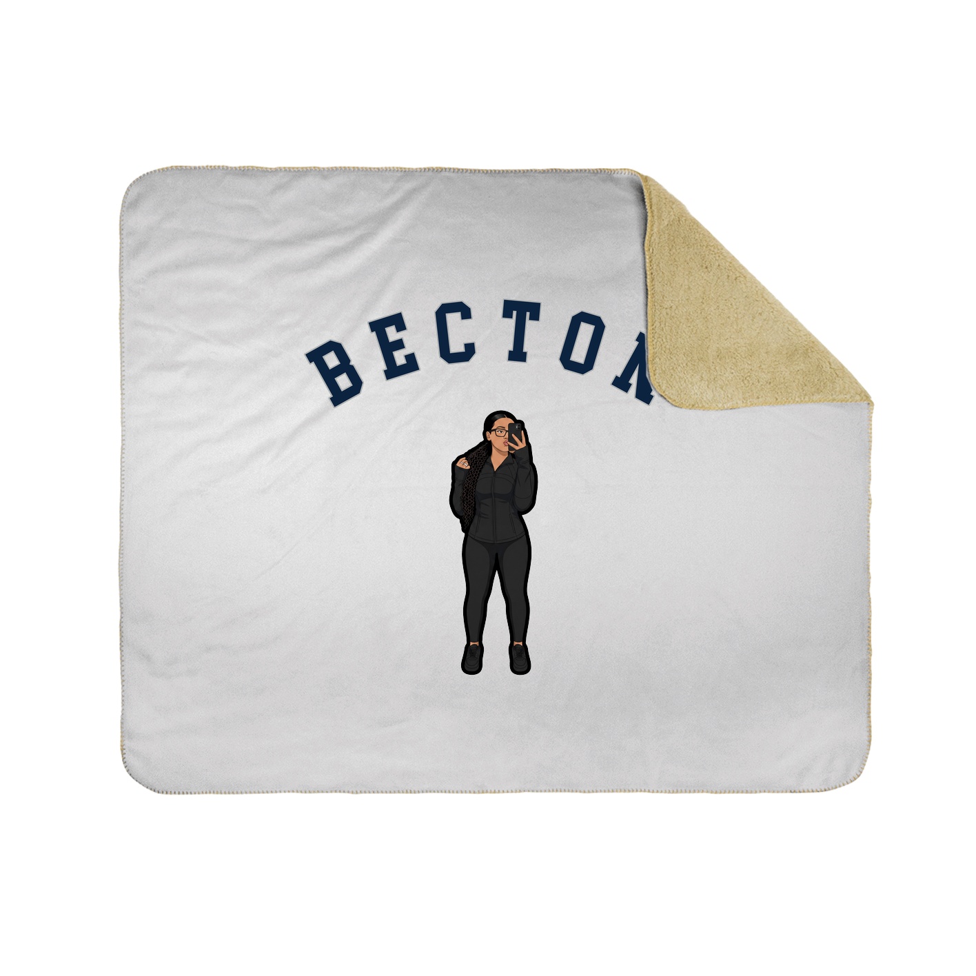 Throw Blanket — Shirsey Arch in White