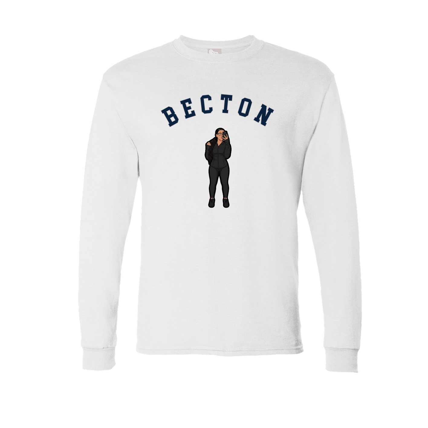Long Sleeve Tee — Shirsey Arch in White