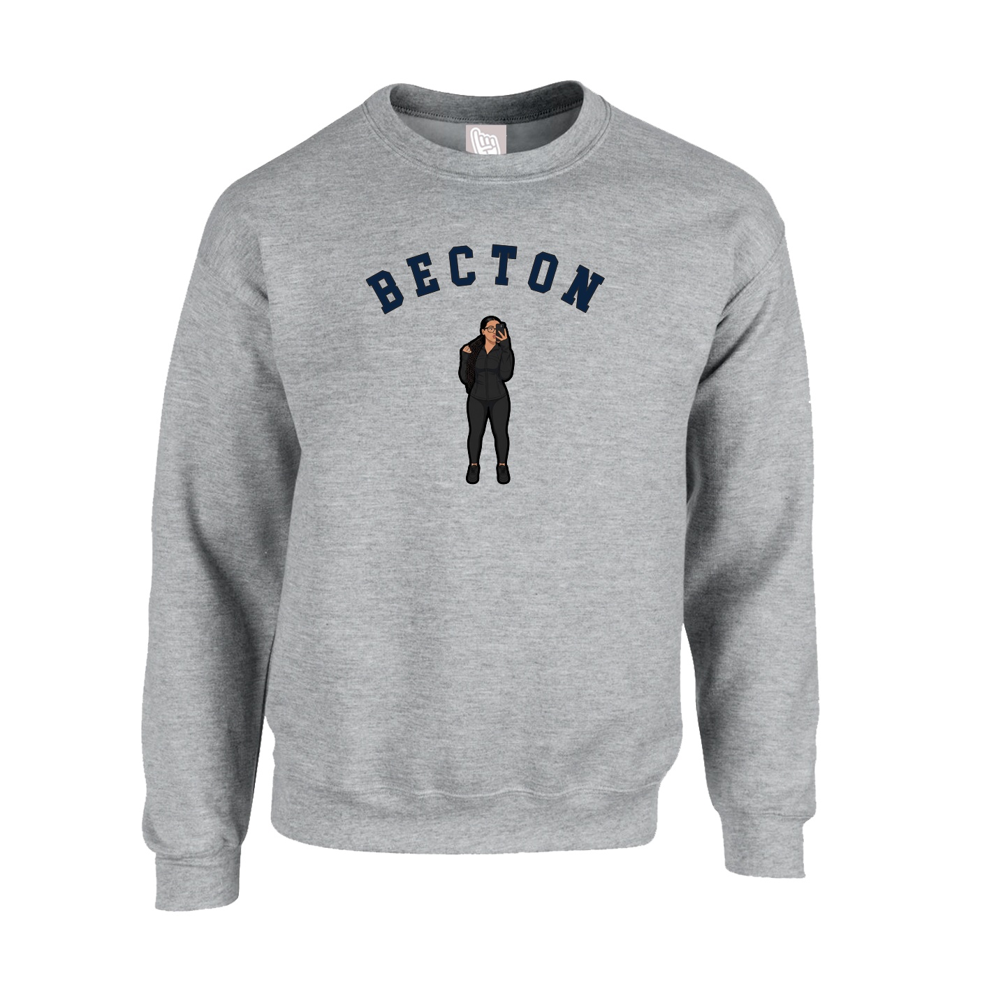 Fleece Crew — Shirsey Arch in Grey
