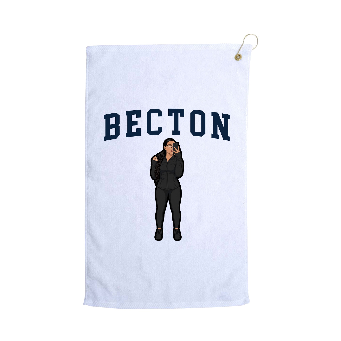 Golf Towel — Shirsey in White