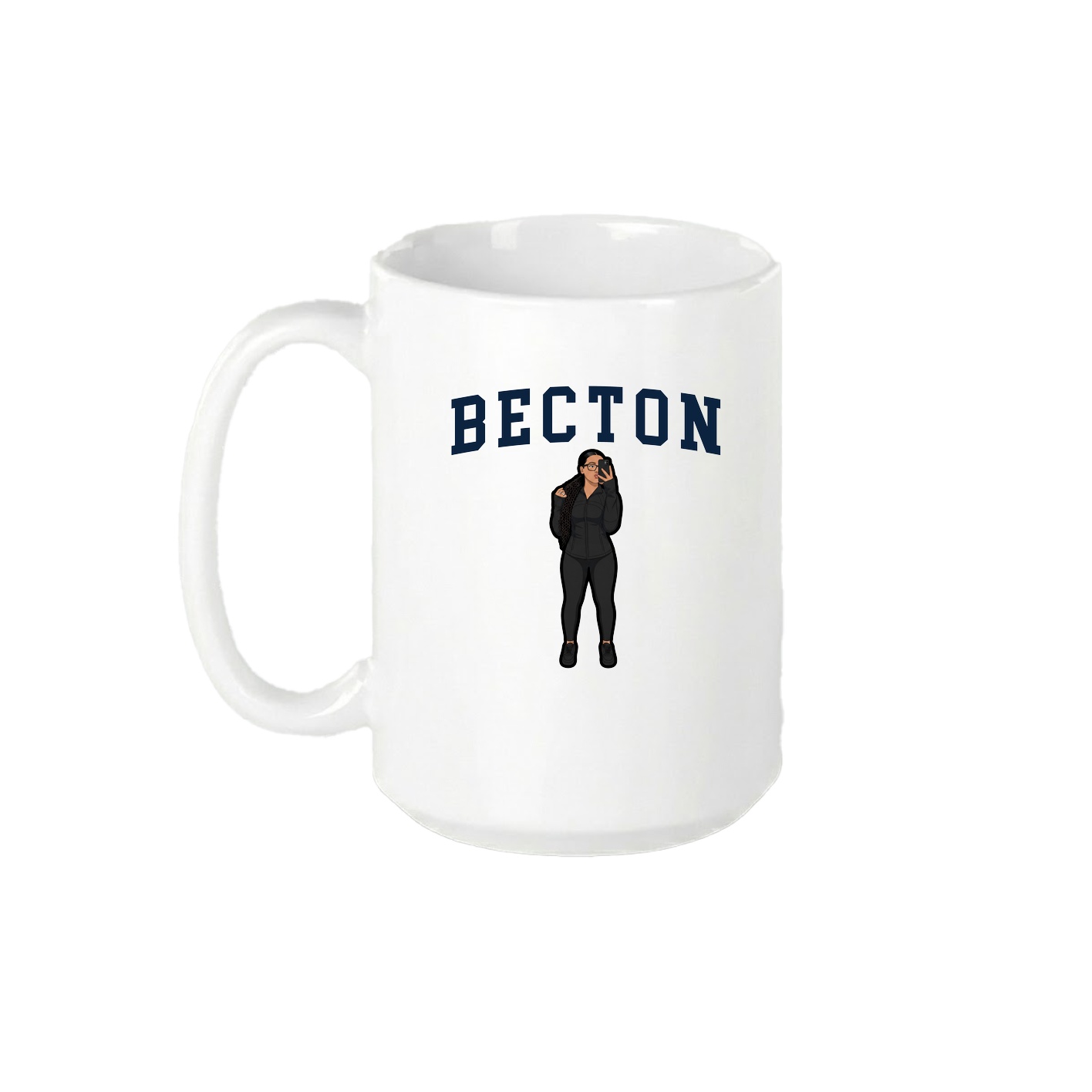 15oz Coffee Mug — Shirsey in White