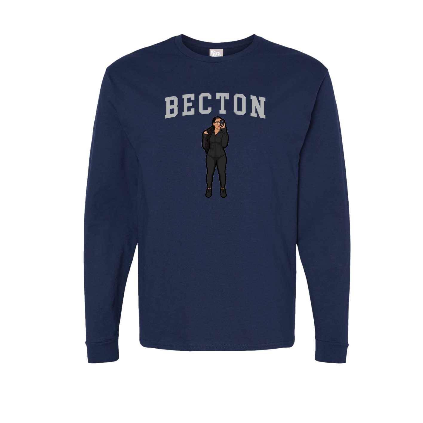Long Sleeve Tee — Shirsey in Navy