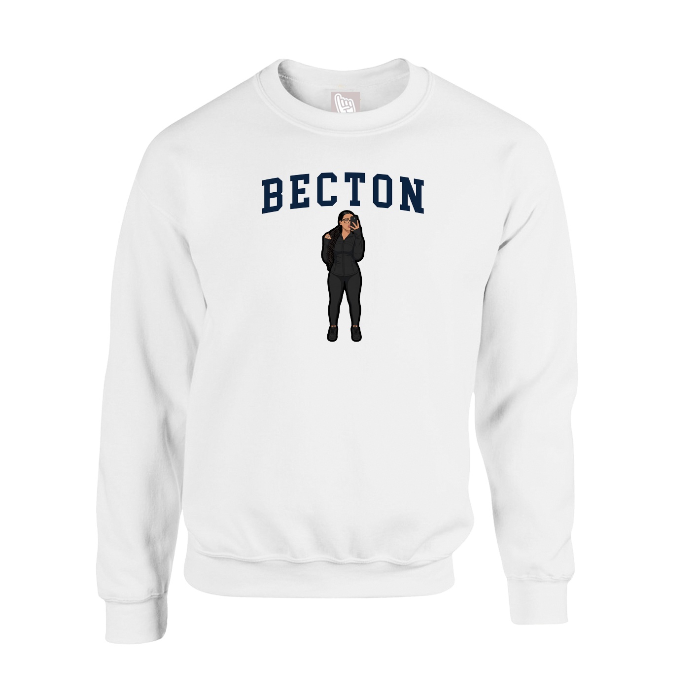 Fleece Crew — Shirsey in White